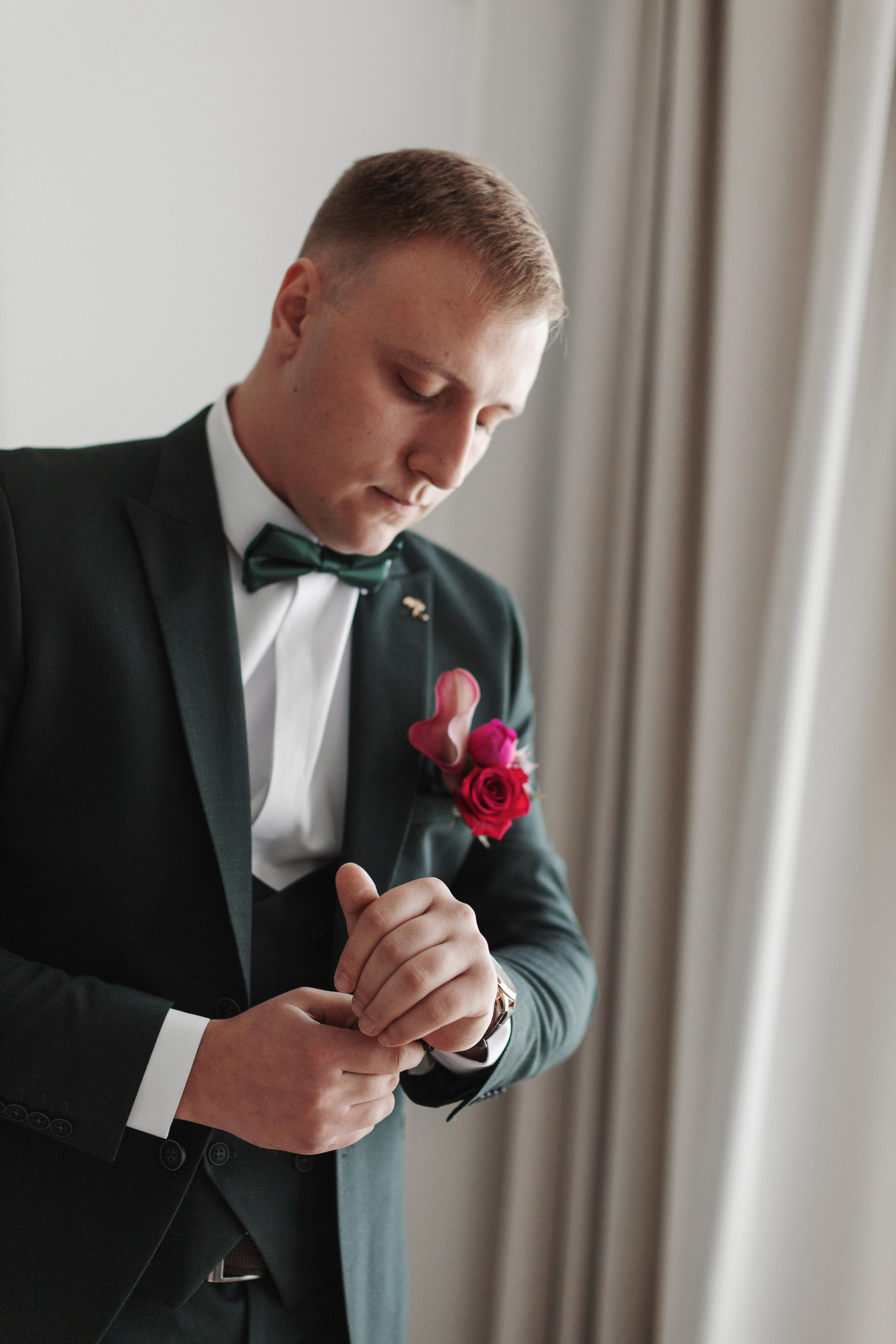 Фотосессия утро невесты и жениха. Свадебный фотограф Москва Анастасия Храмова