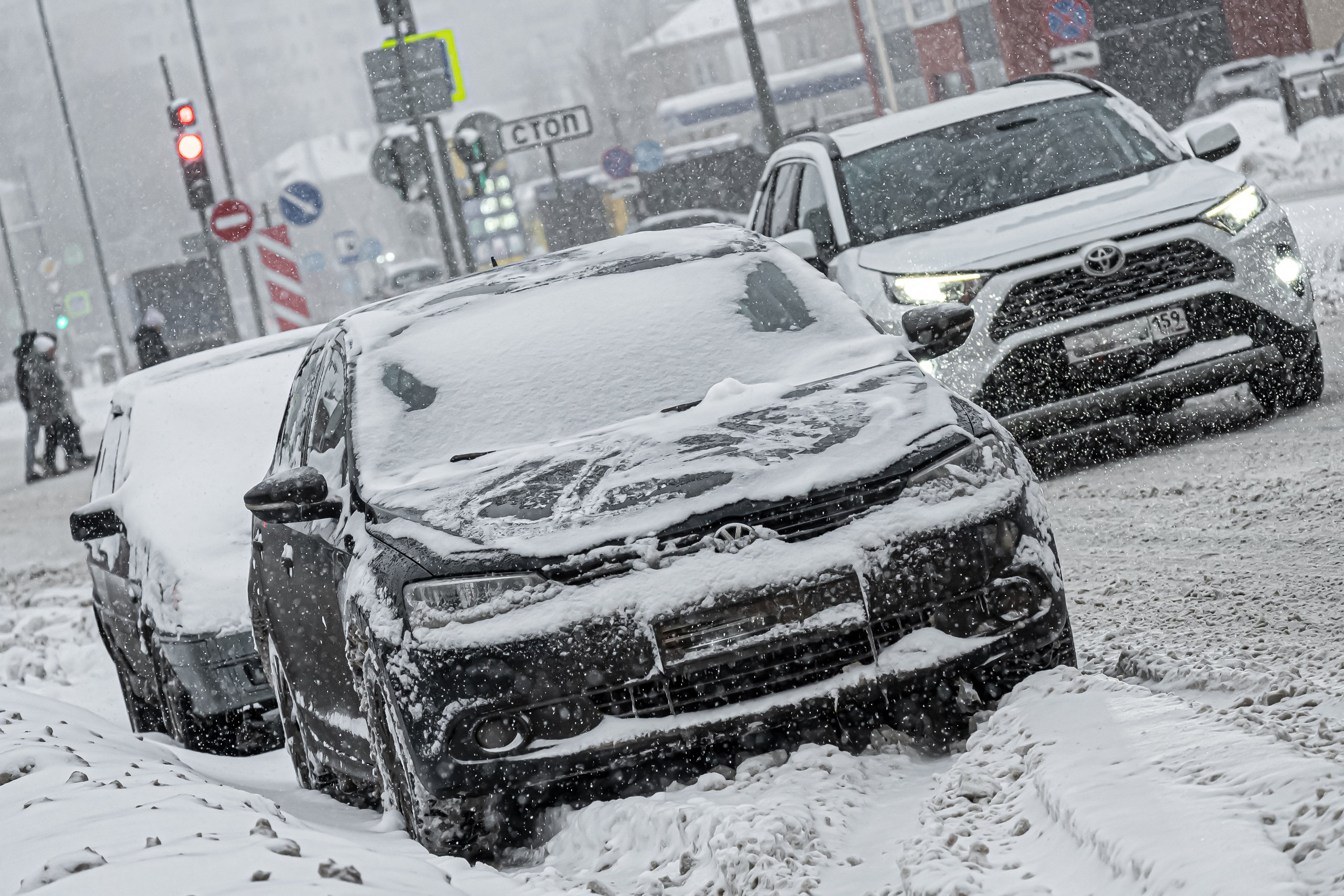 Снегопад. Репортажный фотограф