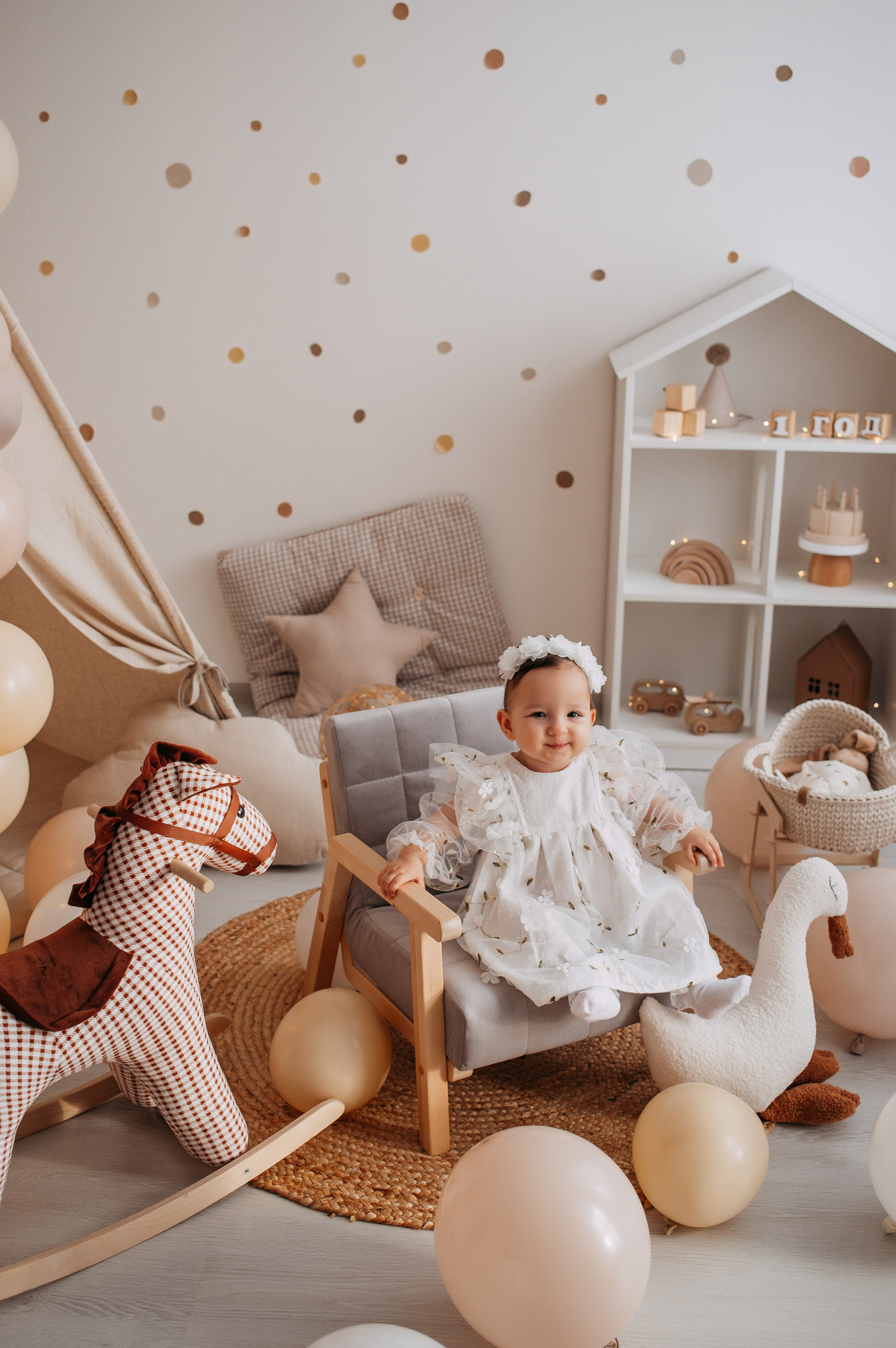 1 годик малышке. Фотограф в Санкт-Петербурге Гарипова Валерия