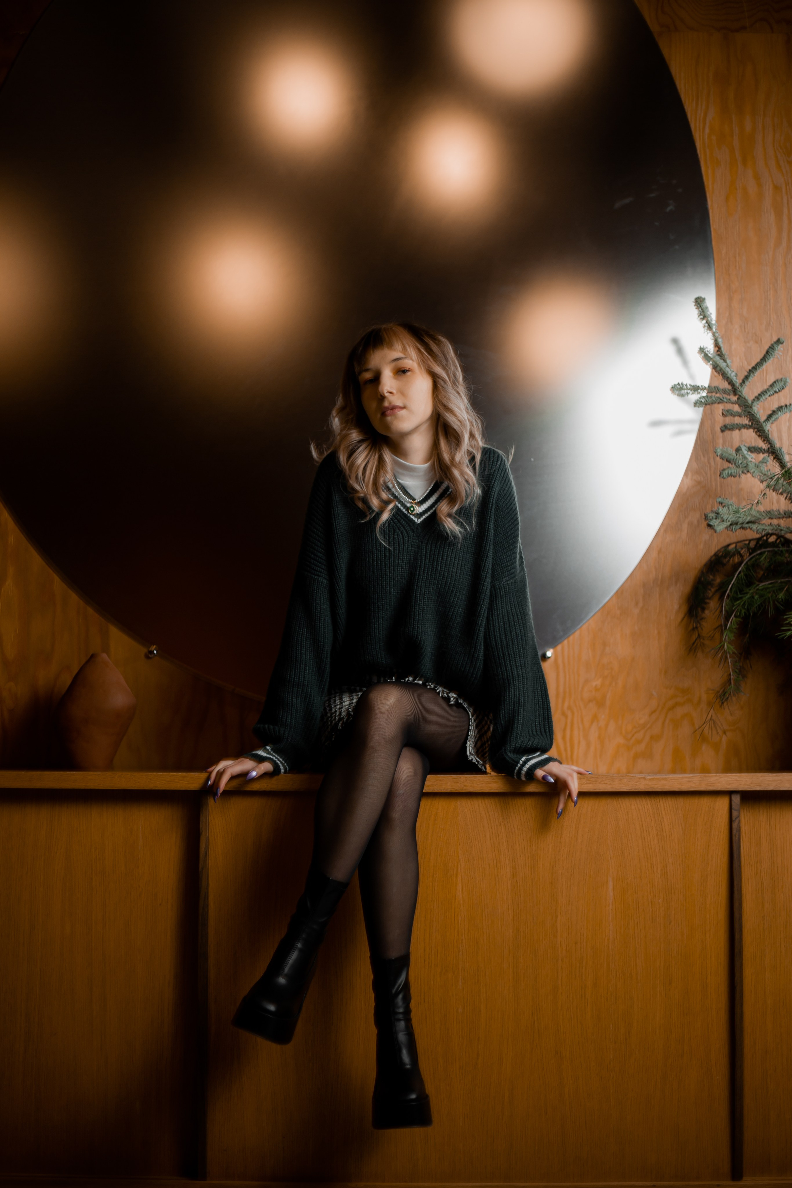 Стильная Новогодняя в студии. Свадебный и женский фотограф в Санкт-Петербурге Муртеева Екатерина