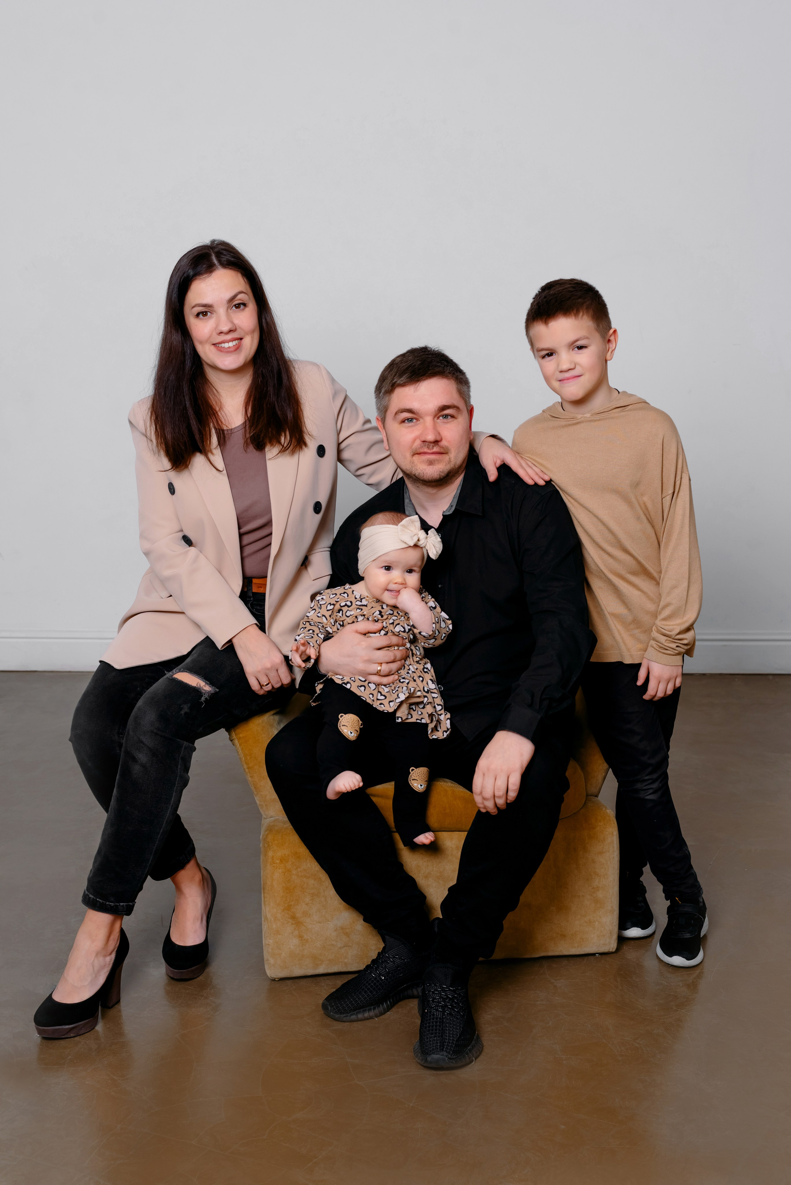 Фотосессия большой семьи. Фотограф Юлия Кондратьева