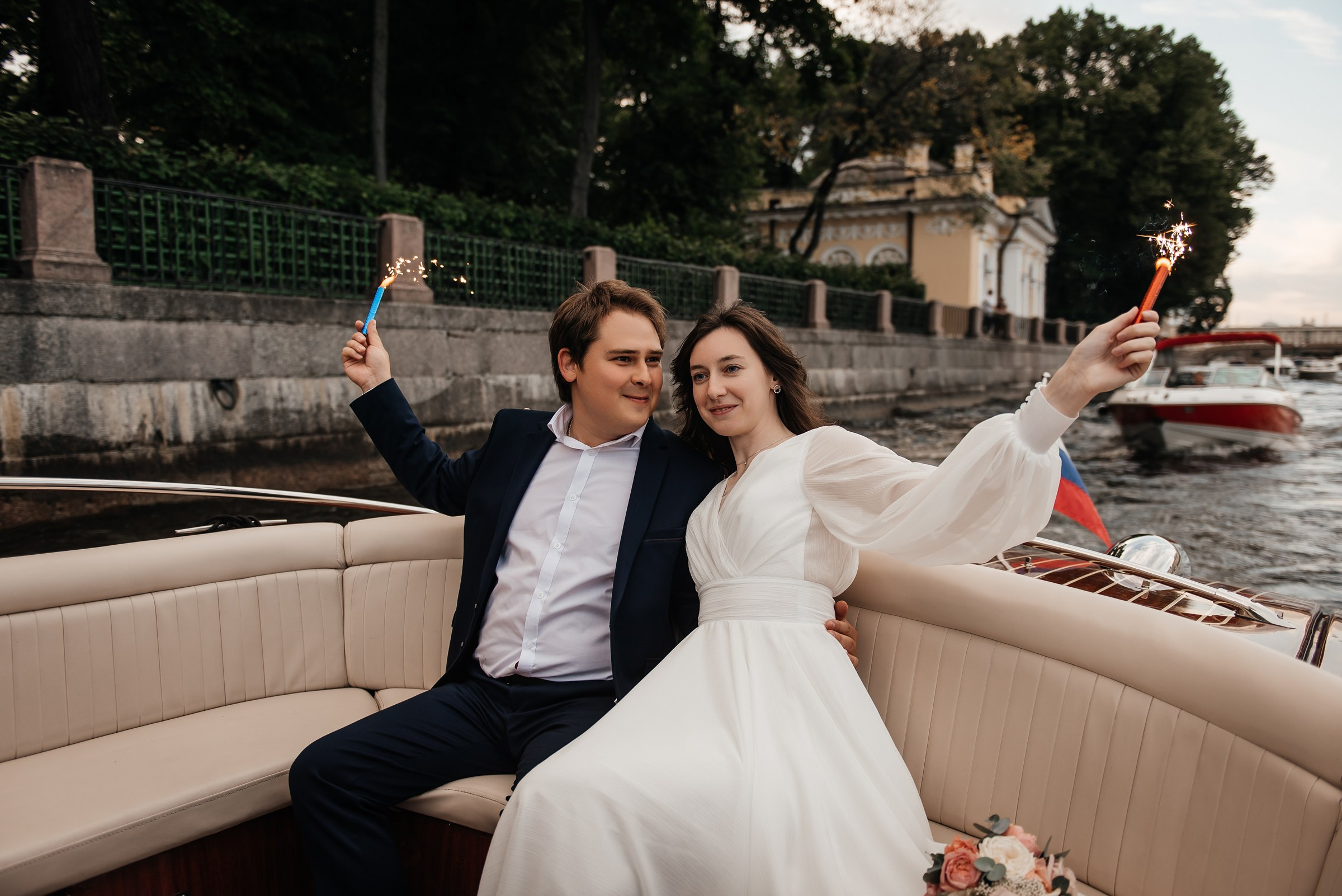 свадебная фотосессия на&nbsp;катере Venezia Nord