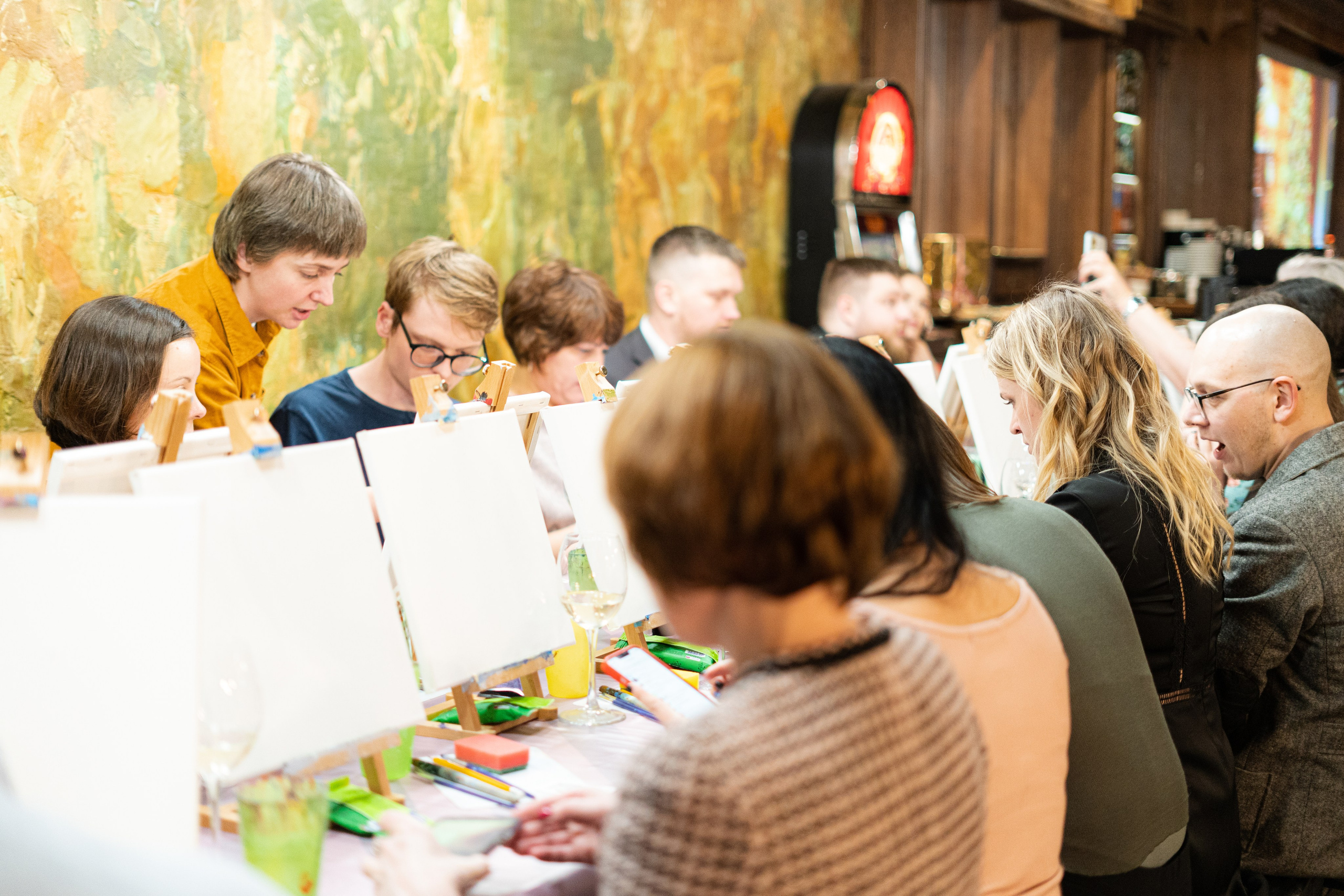 Корпоратив Teach Me Art 2. Портретный фотограф в Москве и Санкт-Петербурге Арина Чех