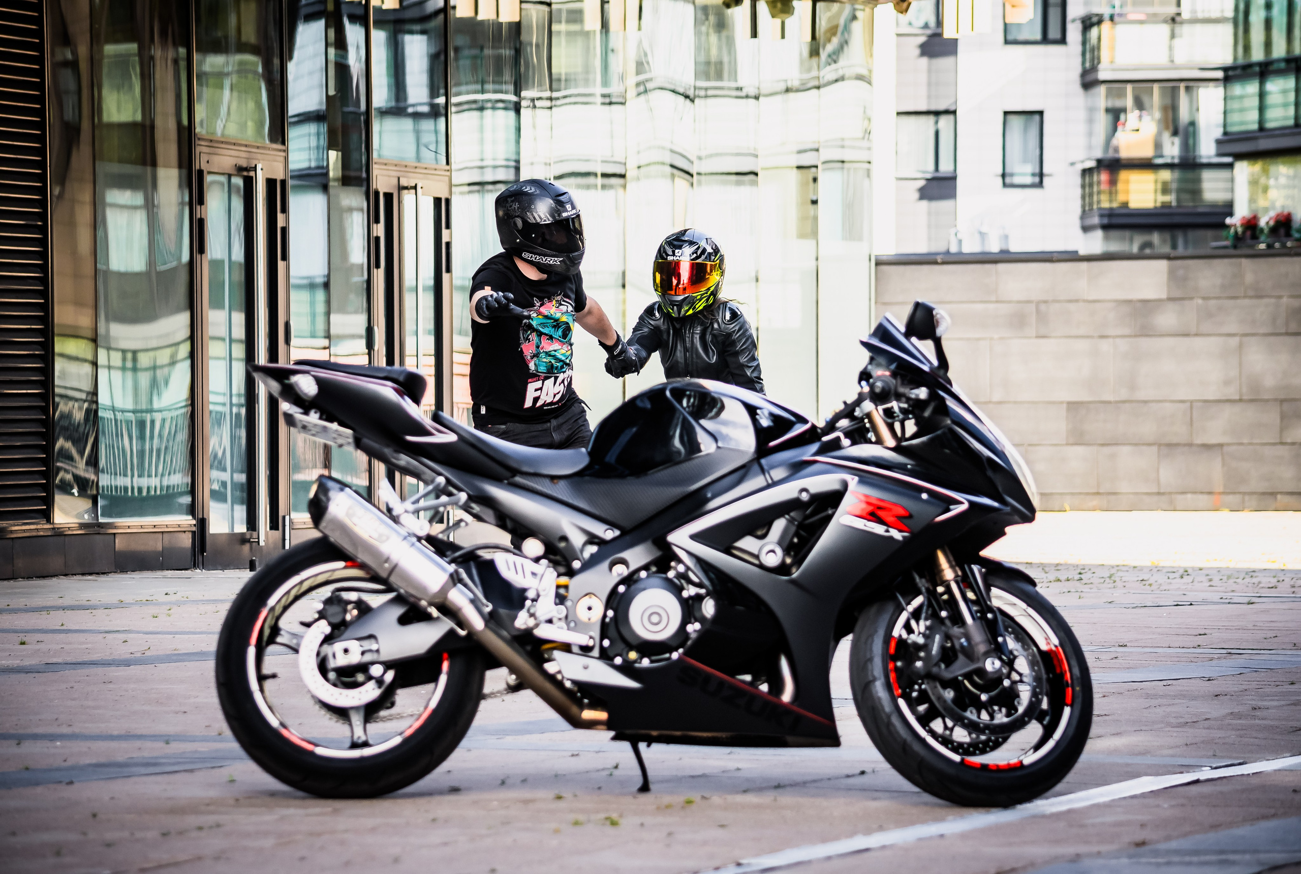 Кира и Кирилл — Suzuki GSX-R1000. Мотофотограф в Санкт-Петербурге Мария Скурская