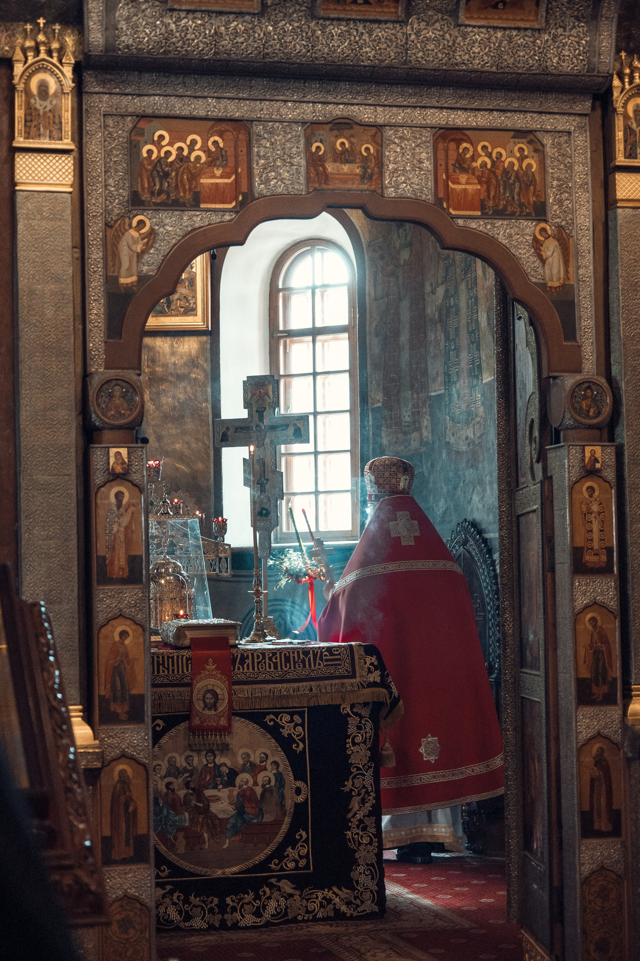 Светлая Седмица.Пасхальные часы.Божественная Литургия.Саввино-Сторожевский Монастырь. Артеменкова Анна Фотограф