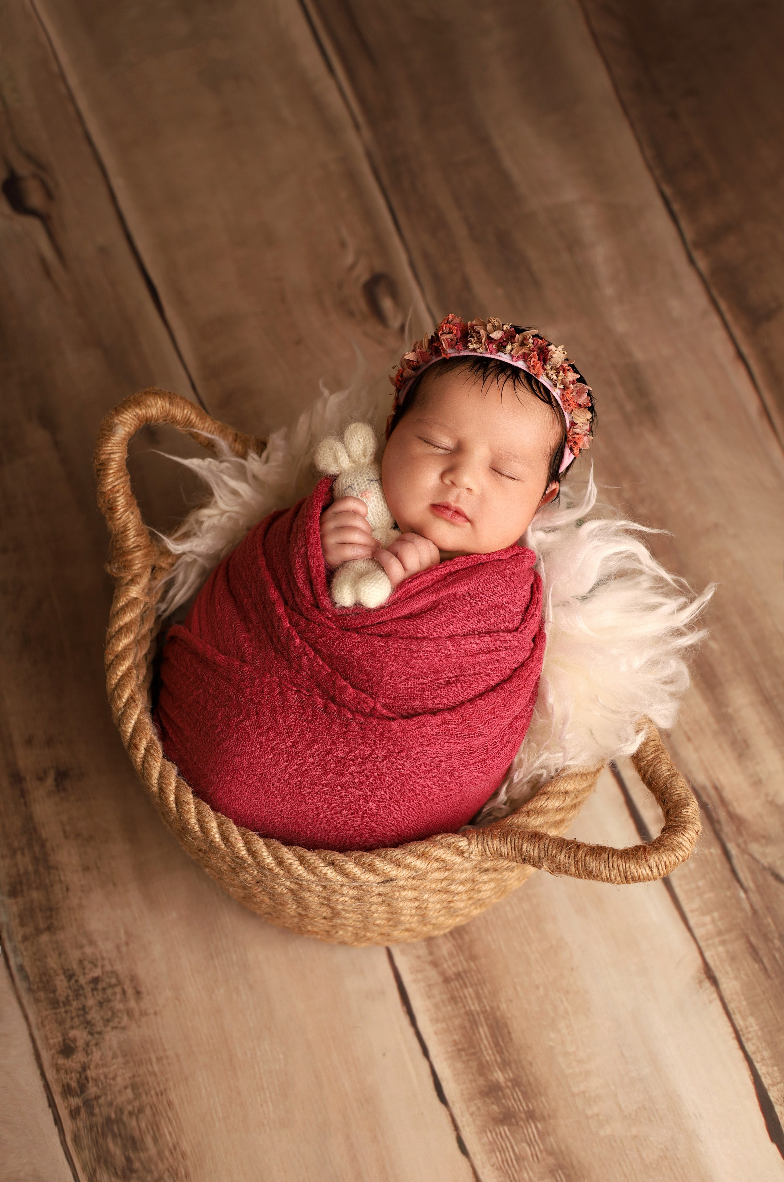 Ньюборн съемка малышки Софии. Детский фотограф новорожденных в Москве и Московской области Анна