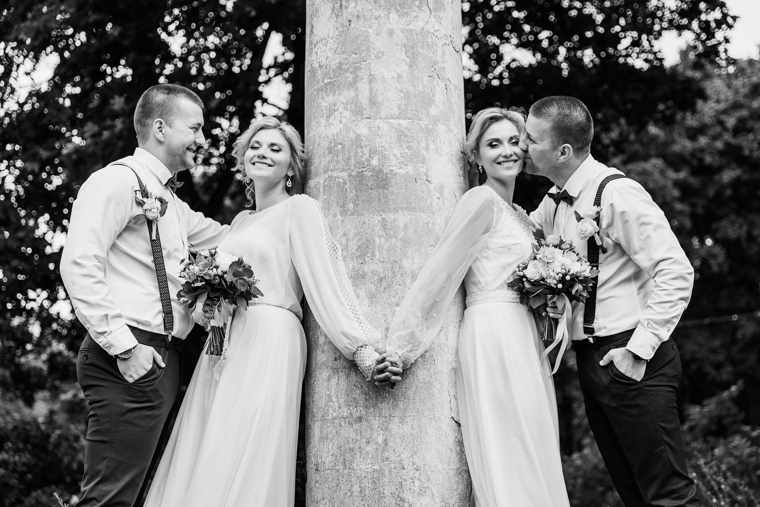 Юлия и Сергей, Евгения и Иван. Свадебный и семейный фотограф Александра Кос