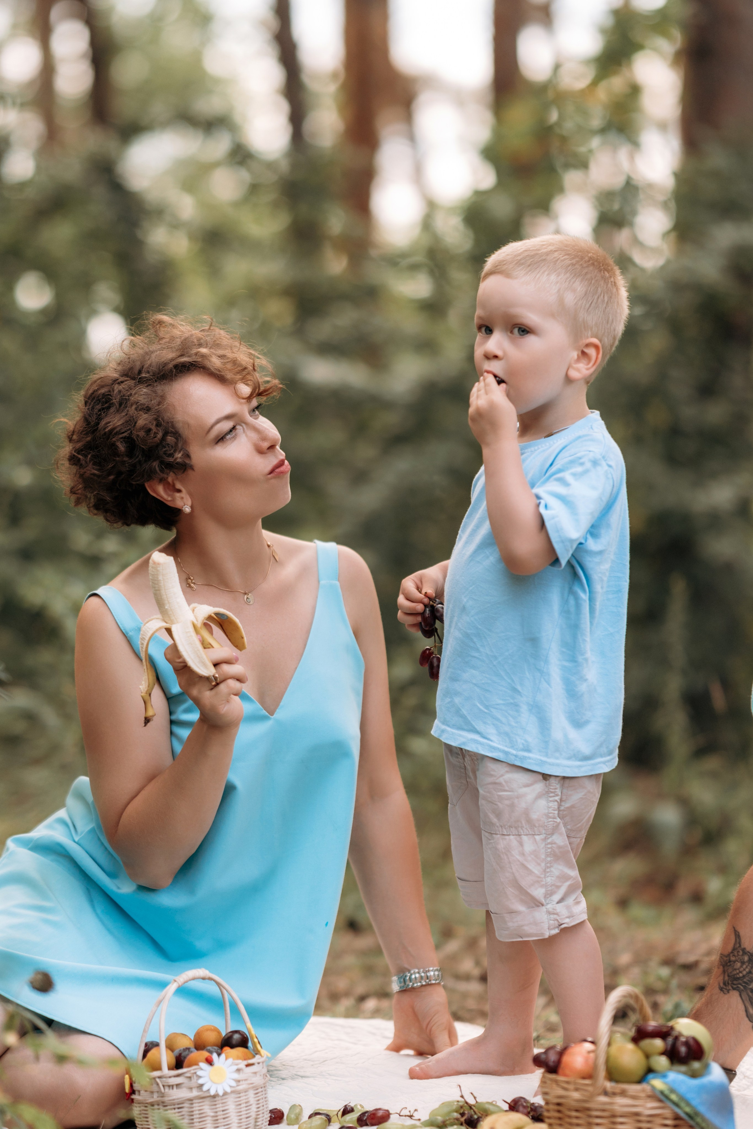 Семья на природе. Семейный и свадебный фотограф в Ульяновске Арина Авдеева