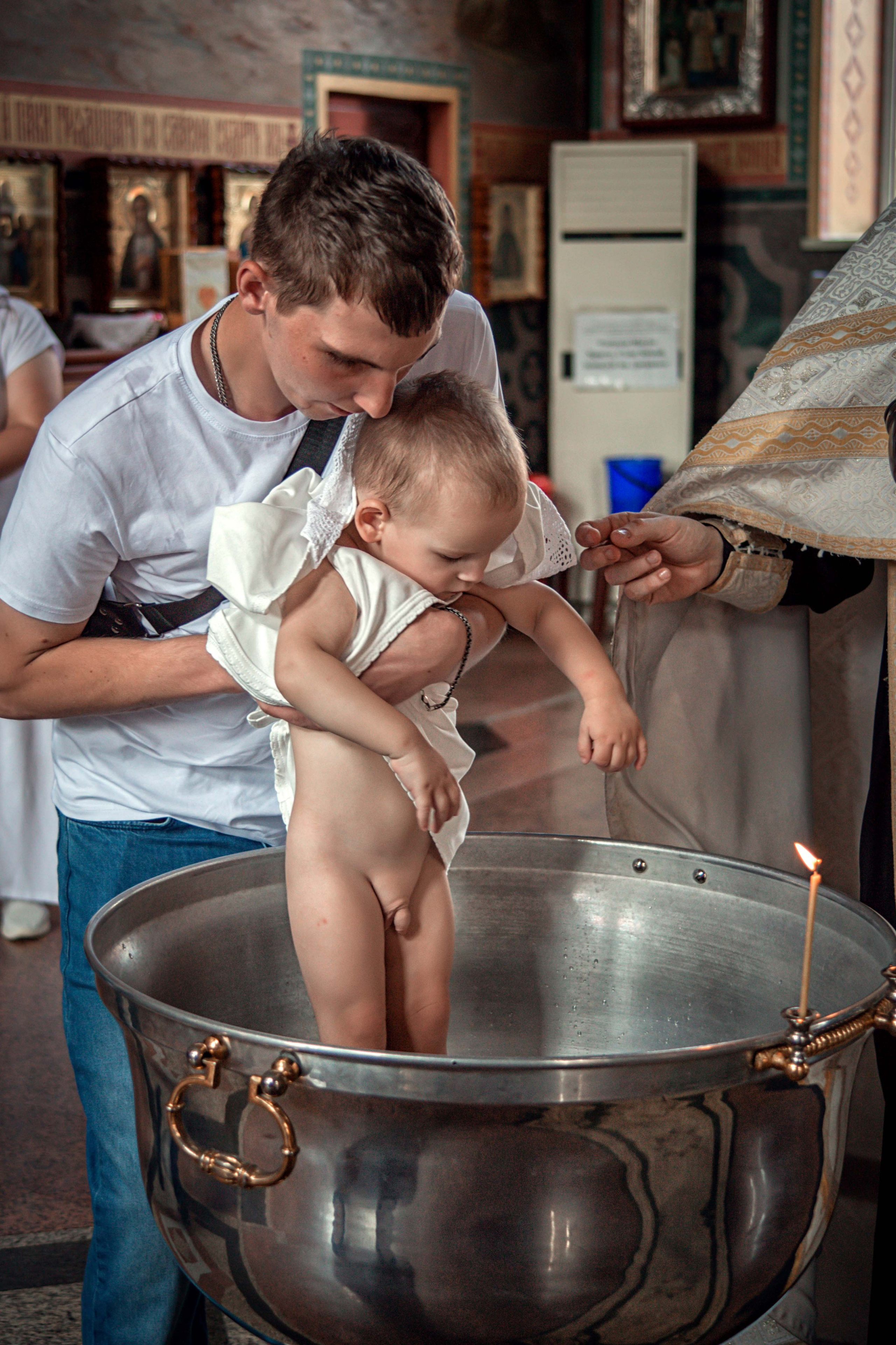 Крещение. Семейный и детский фотограф в Москве Ольга Кривенцова