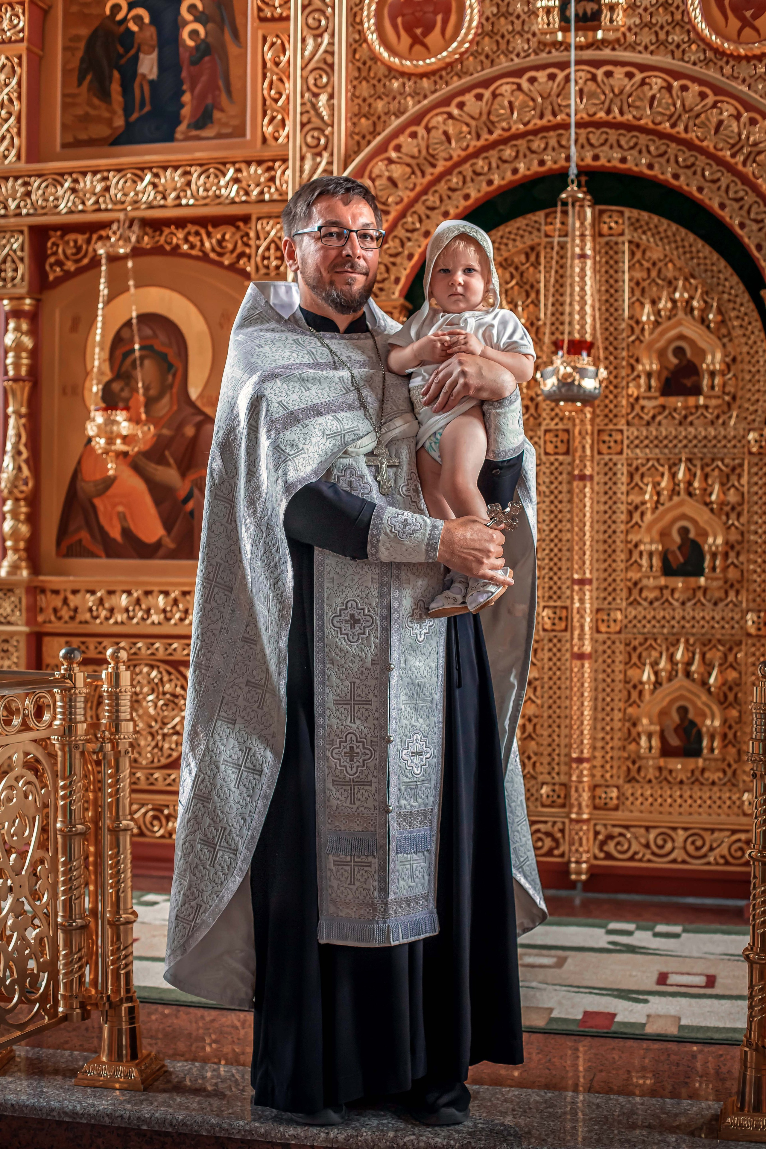 Крещение. Семейный и детский фотограф в Москве Ольга Кривенцова