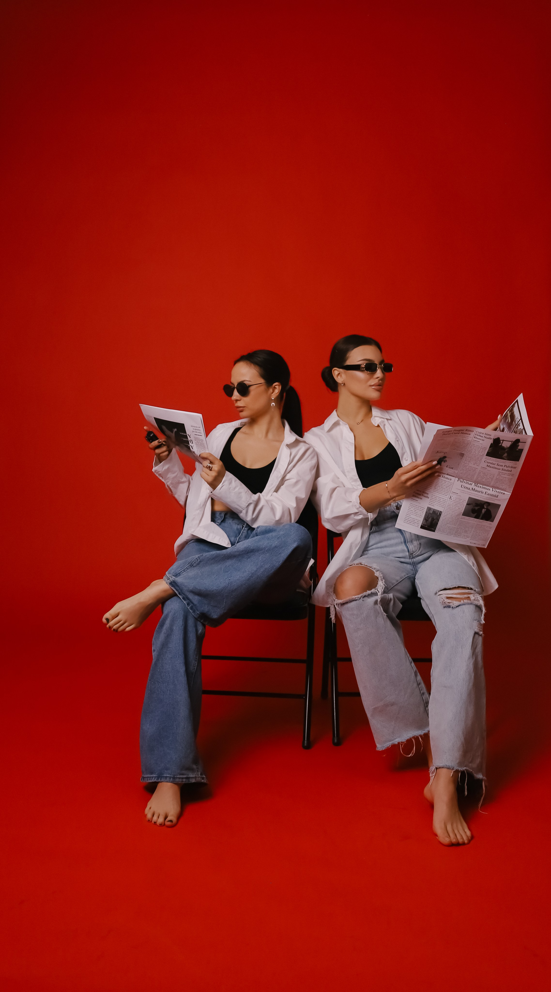 Екатерина и Алина. Автопортретная