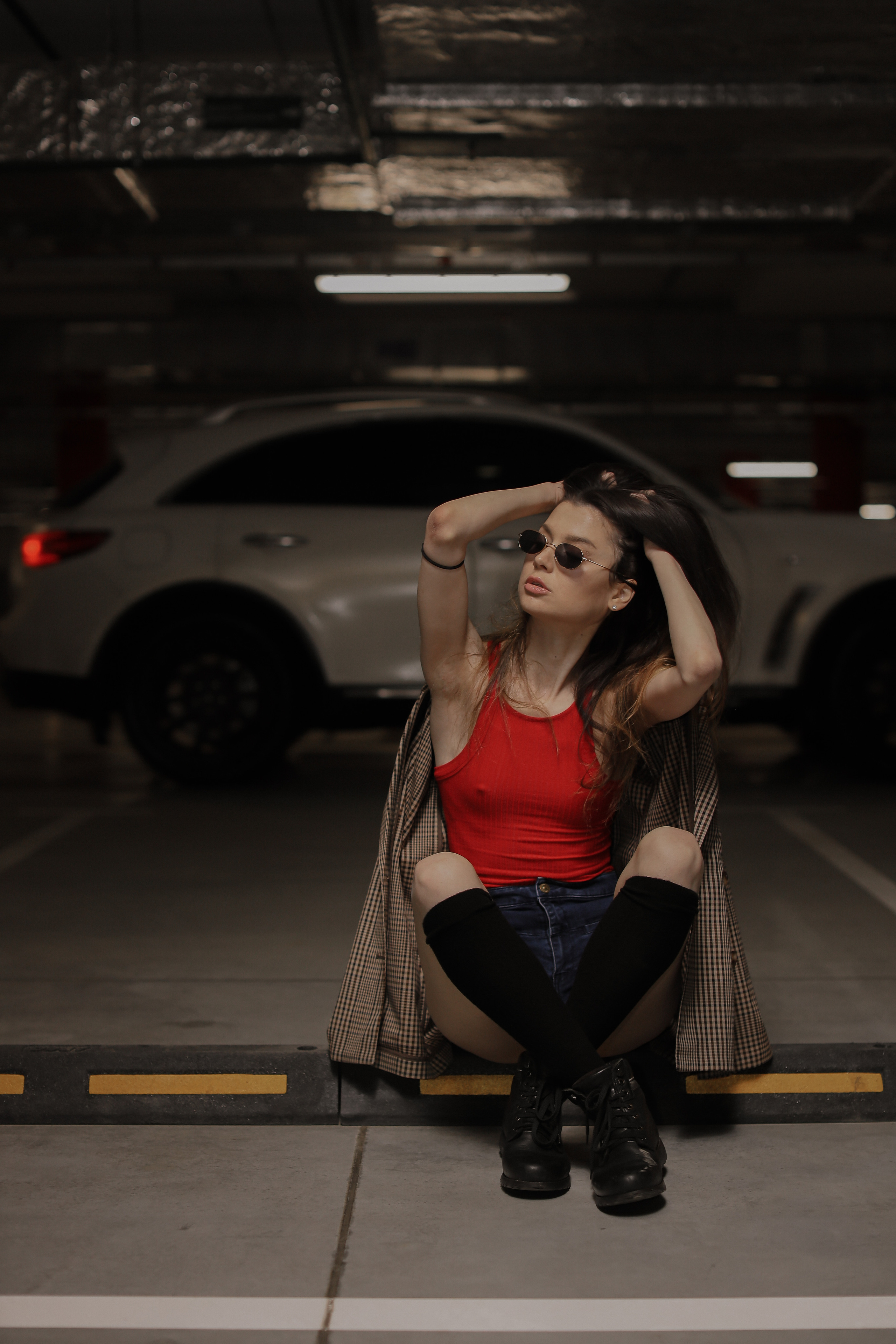 На парковке. Фотограф Анастасия Пинчук