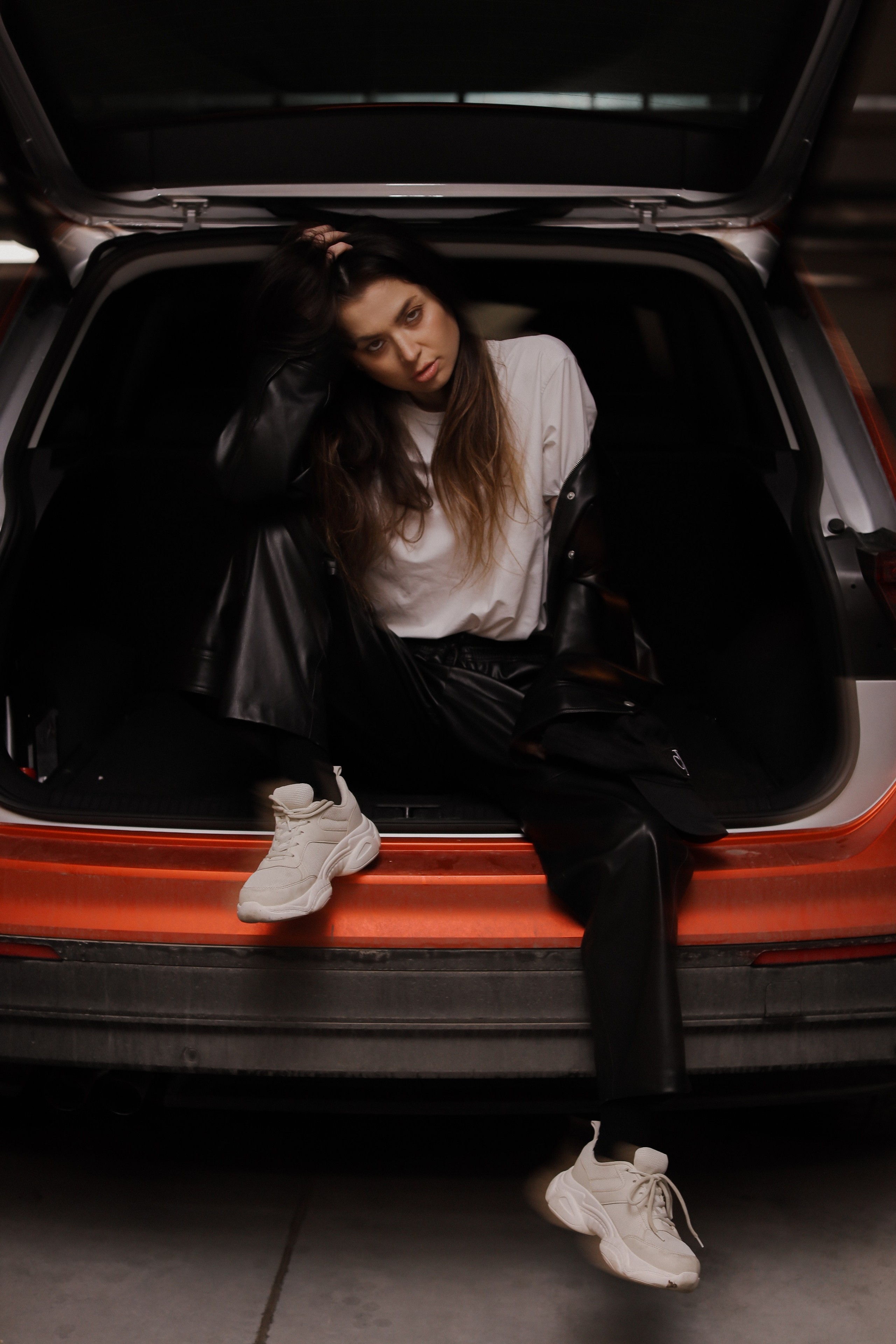 На парковке. Фотограф Анастасия Пинчук