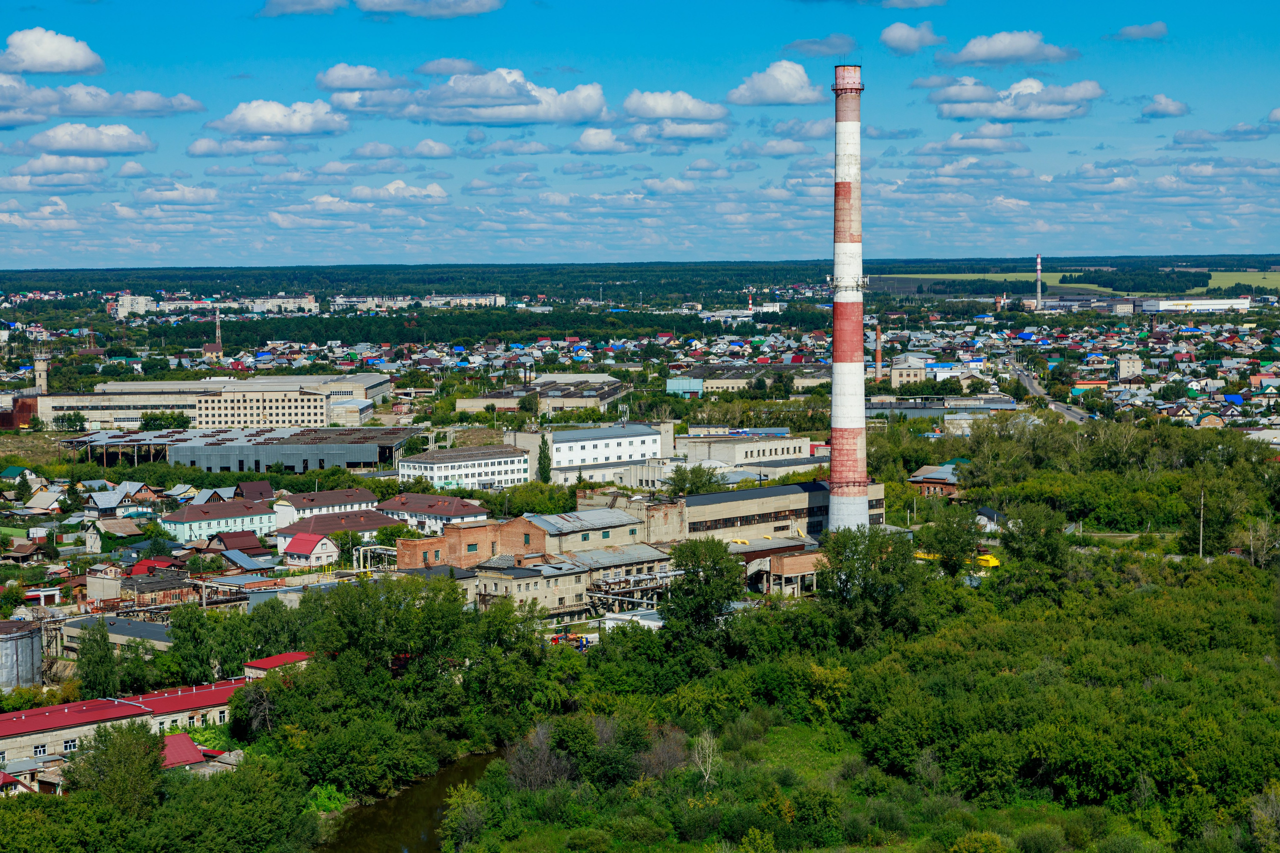 Город с высоты птичьего полёта. Фотограф Андрей Гузеев