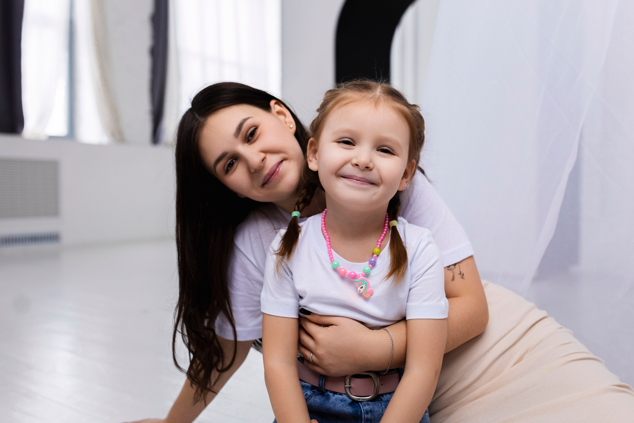 Фотосессия в студии для Дениса Ульяны и Киры. Фотограф Каримов Виктор