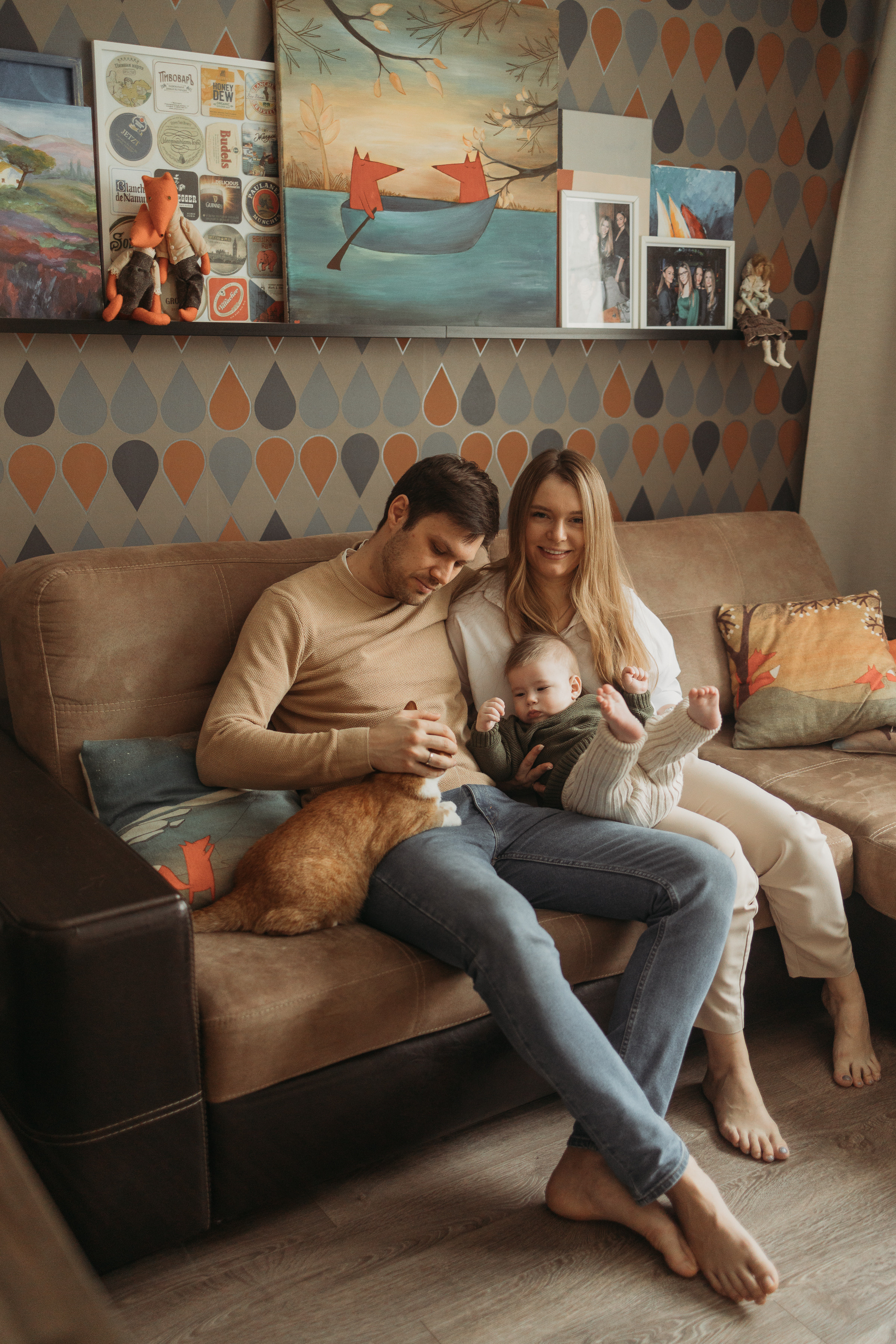 Домашняя съёмка. Семейный фотограф Мария Маркова Москва и Одинцово