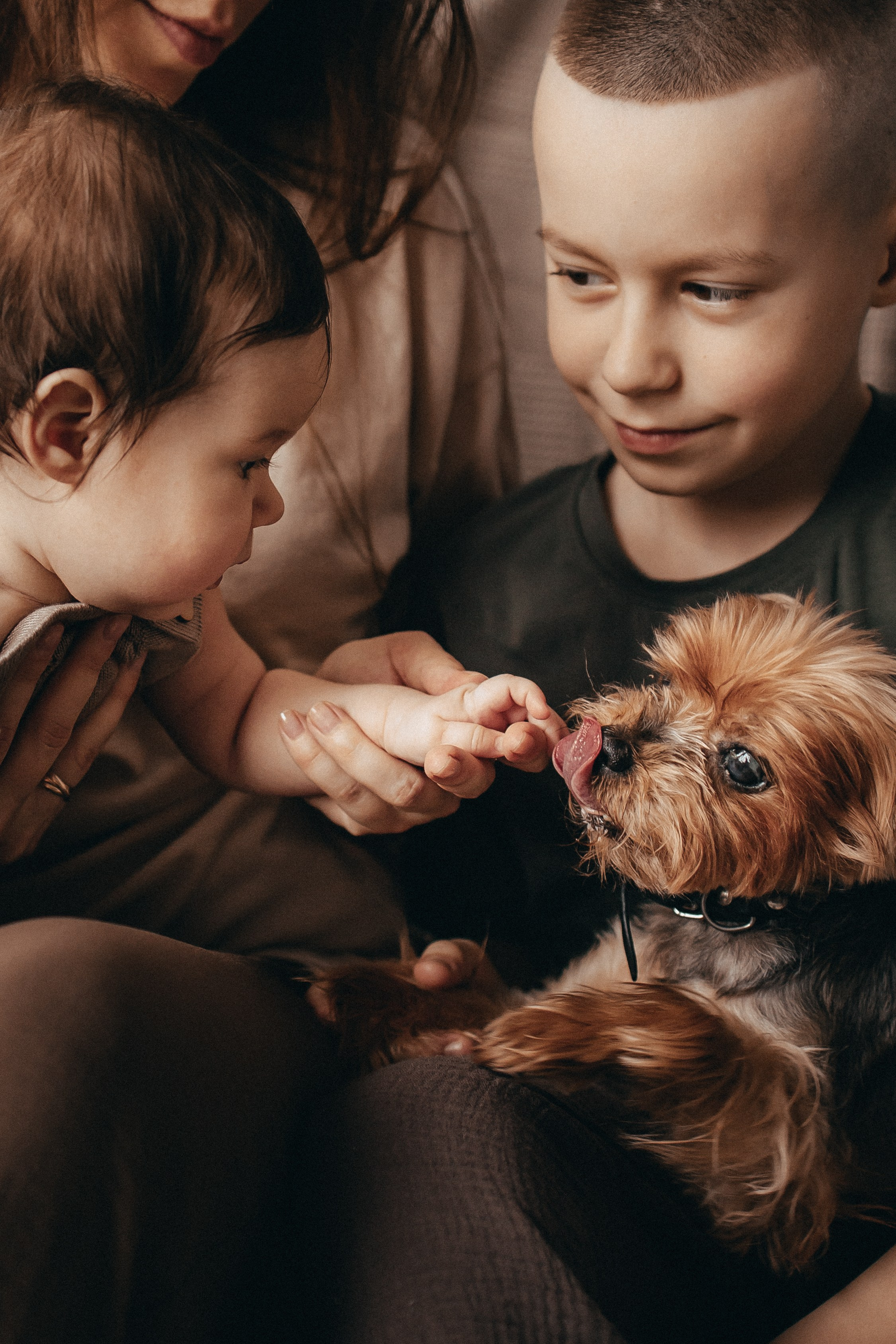 Семейная домашняя фотосессия с детьми. Семейный фотограф в Москве, Щелково, Фрязино _ Виктория Степанова