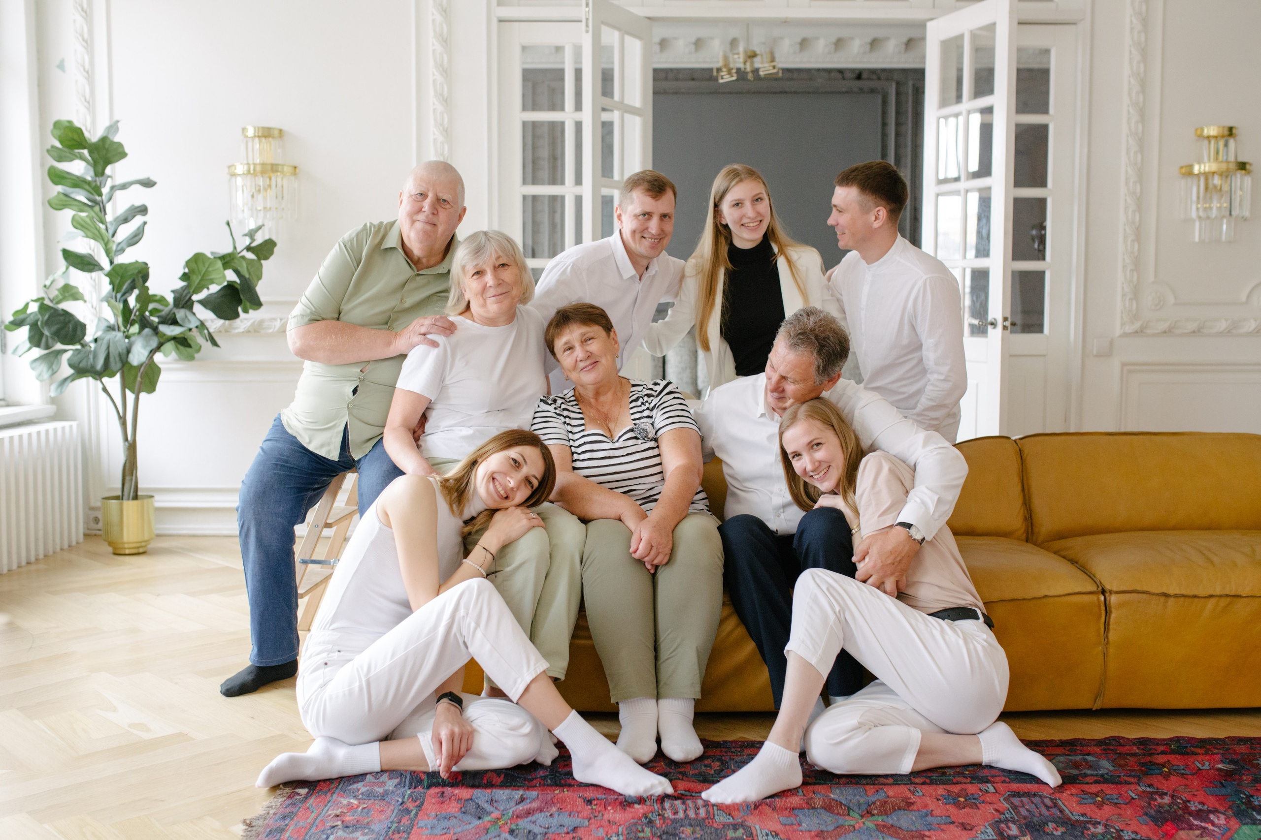 3 поколения, семейная. Свадебный и семейный фотограф в Санкт-Петербурге Исупова Юлия