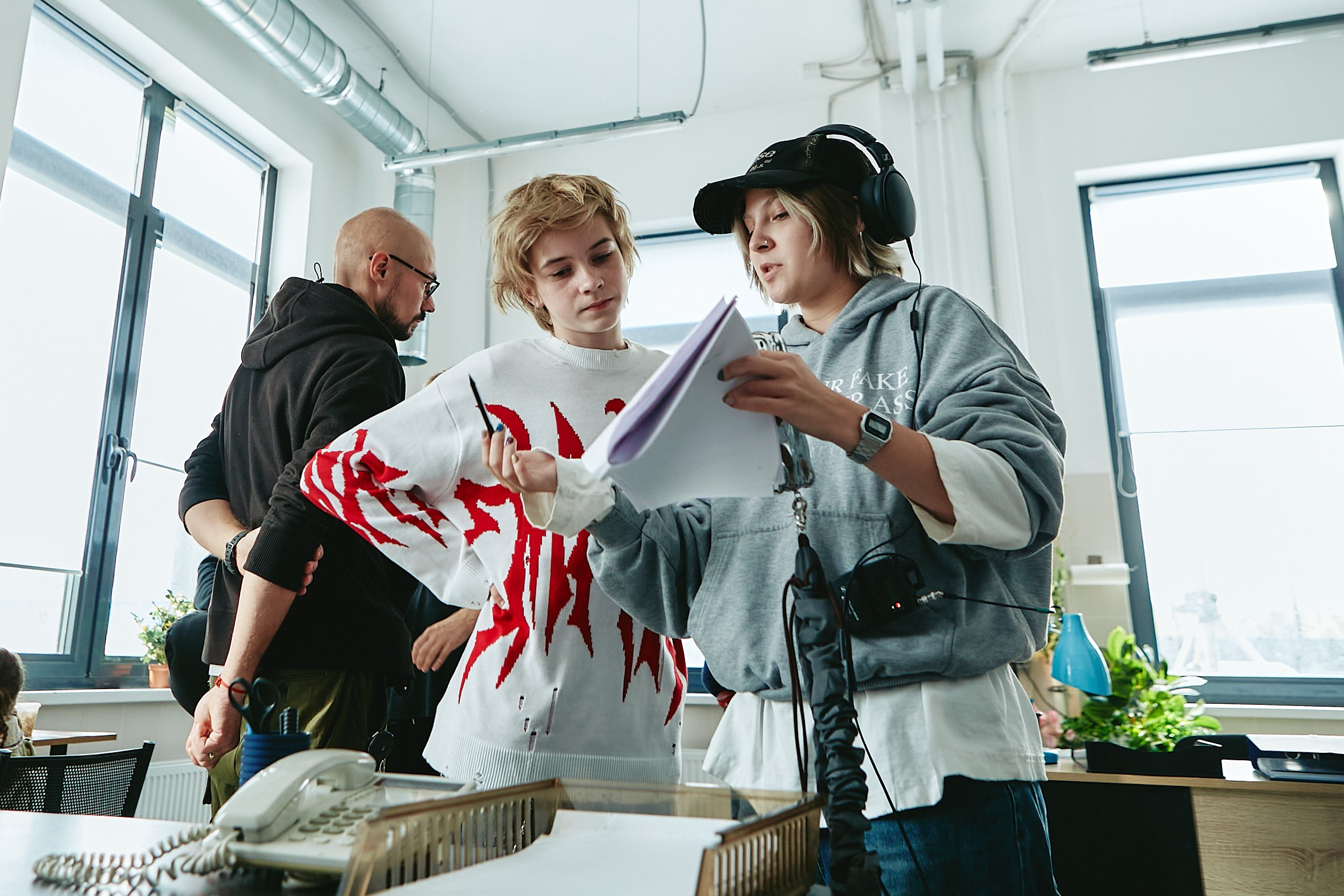 Backstage. Visual artist Konstantin KoT