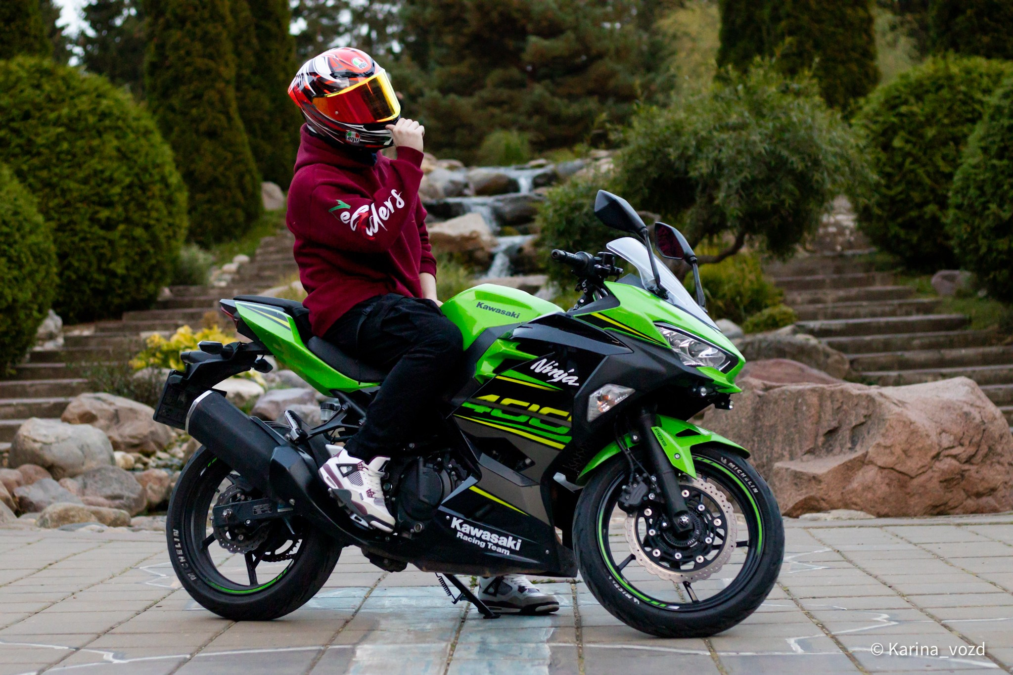 Летний фотосет для участников сообщества «ZelRiders». Репортажный фотограф в Москве и Зеленограде Karina-vozd