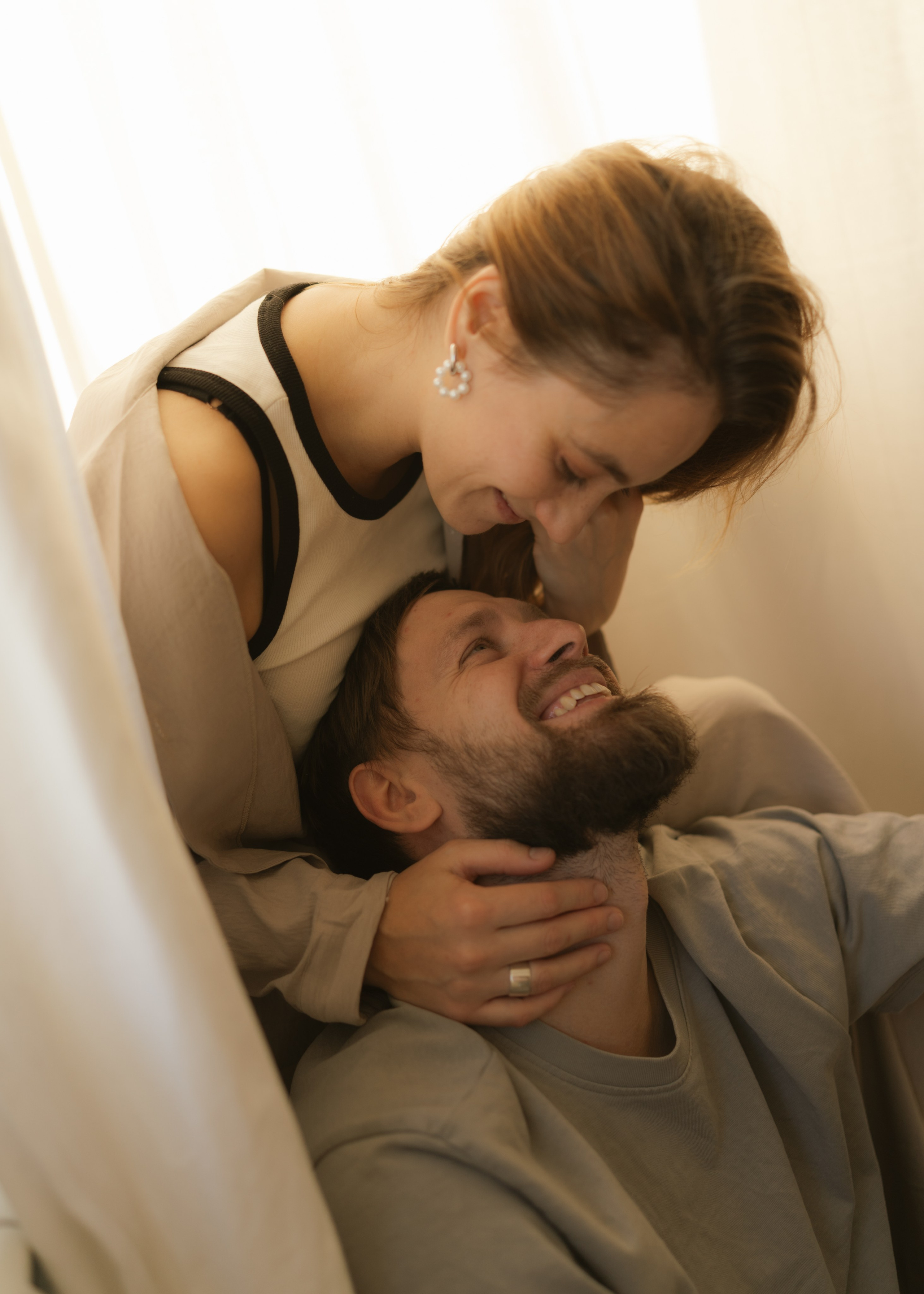 Катя и Андрей | домашняя. Фотограф в Новосибирске Диана Ильиных