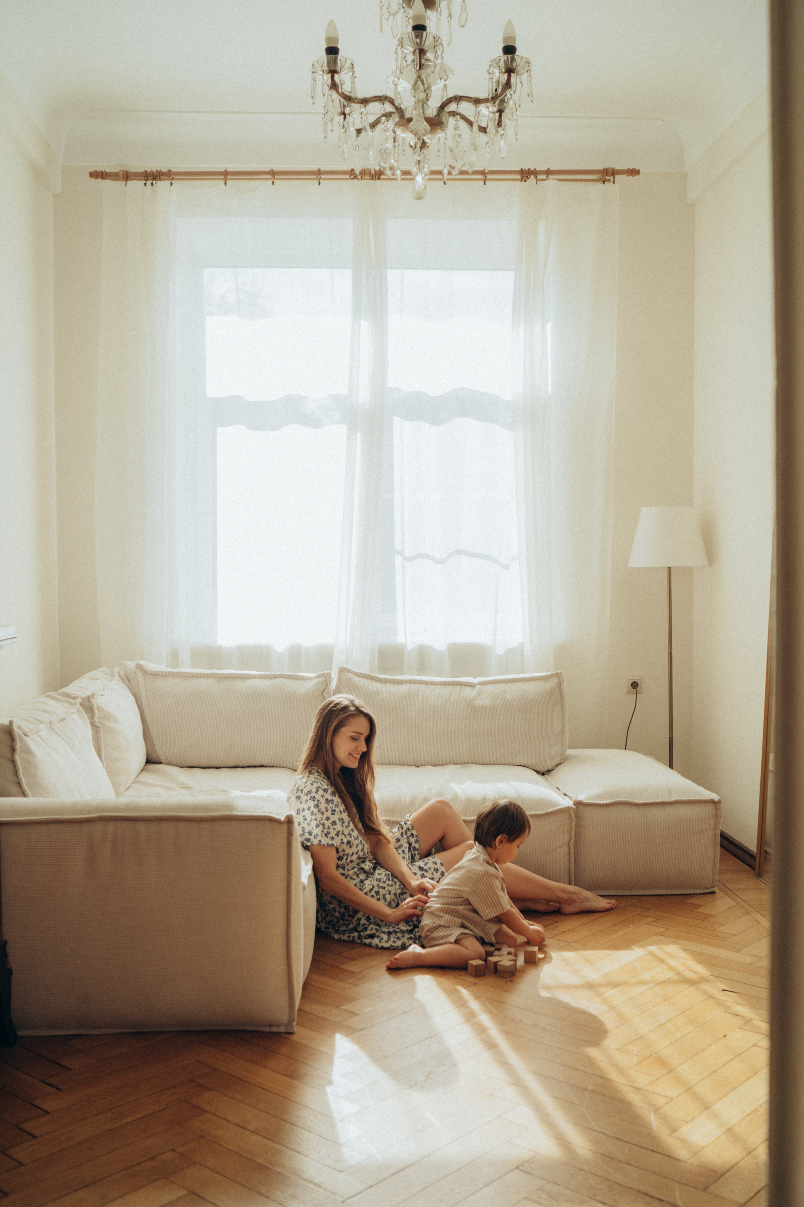 Теплым осенним днем дома. Семейный фотограф в Москве Елена Гильманова