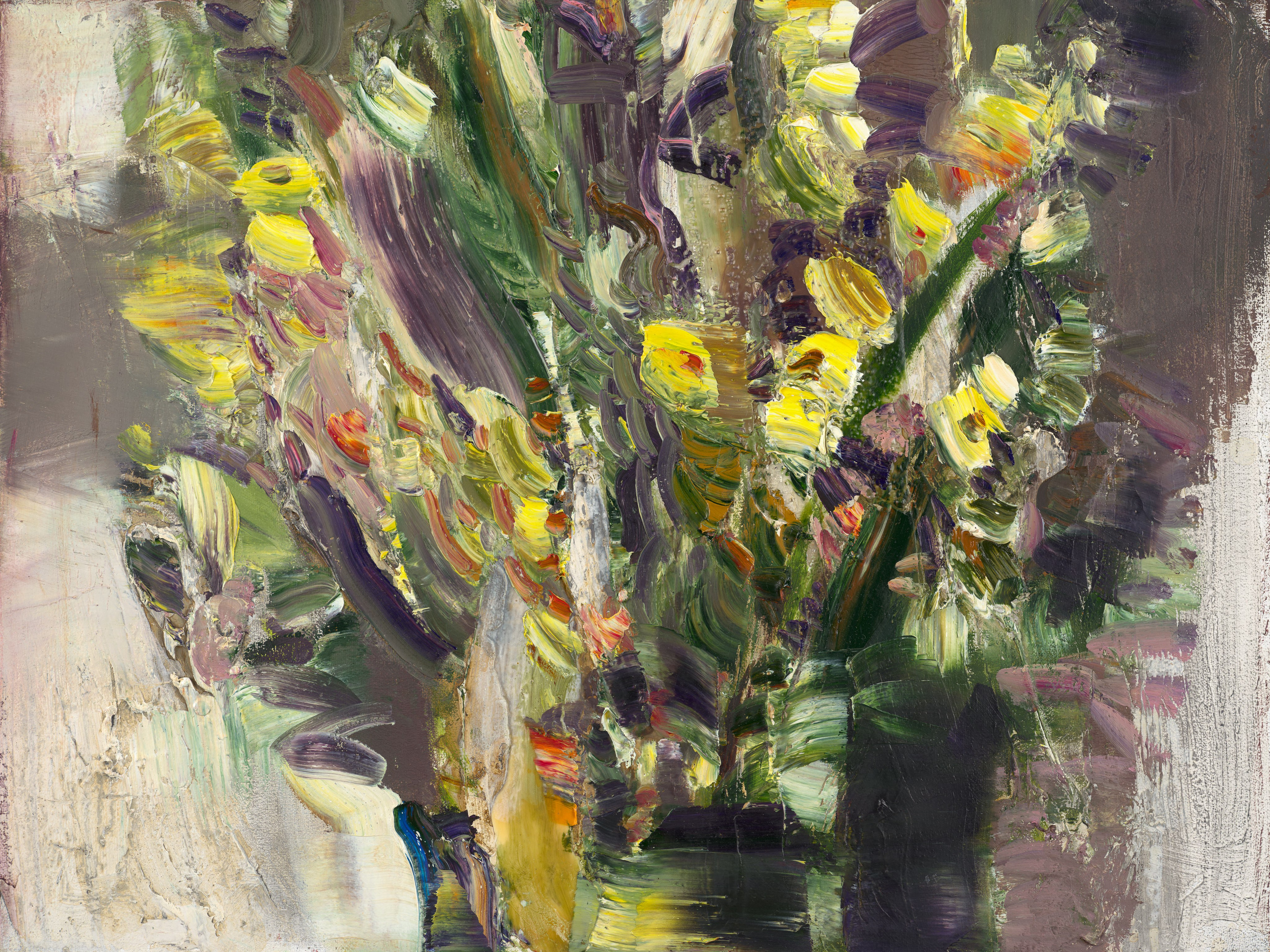 «Полевые цветы» - художник Лариса Блохина (холст, масло, 45x60 см, 2024)