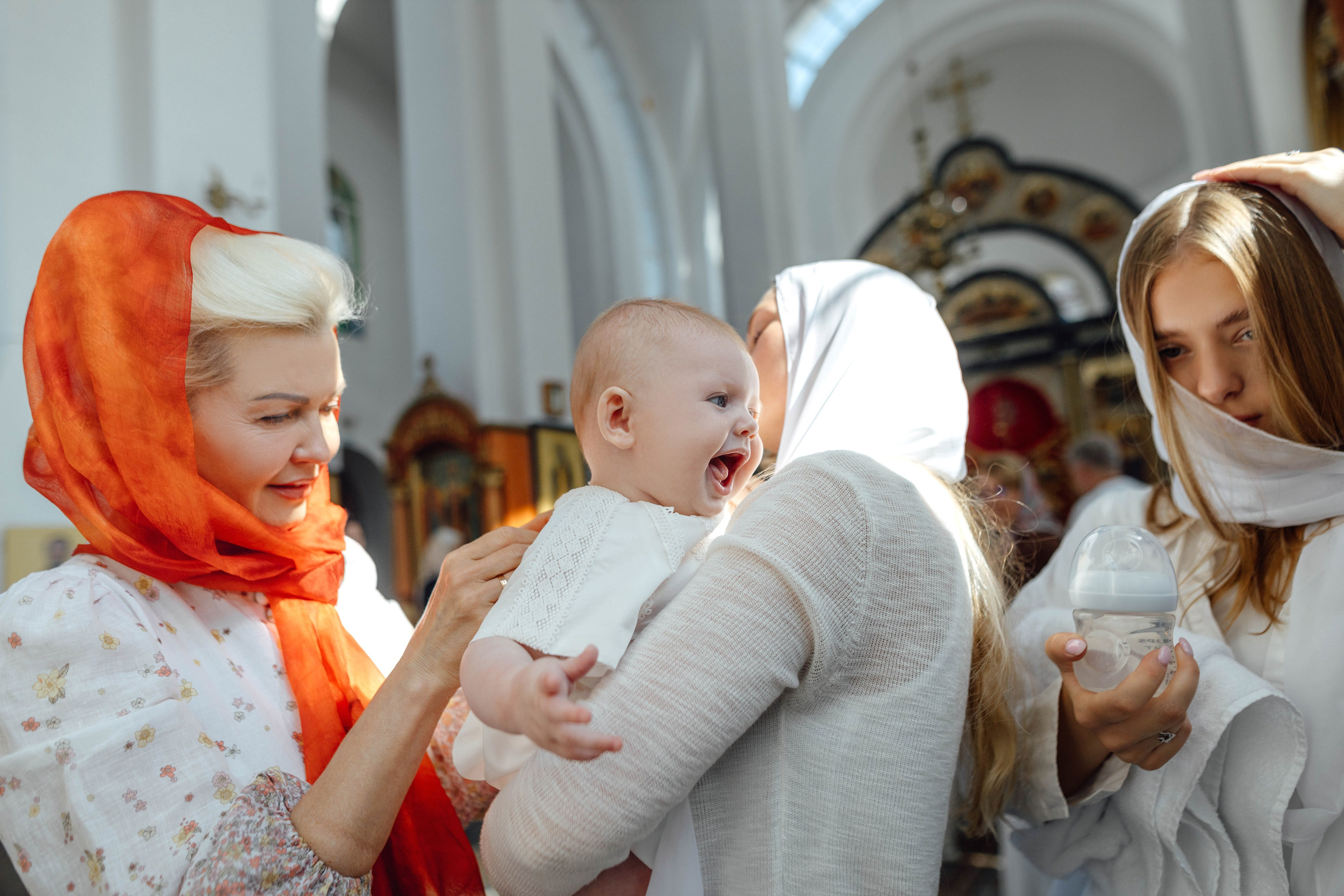 Крещение Мишель, гп. Ивенец, храм Ефросинии Полоцкой, август 2025