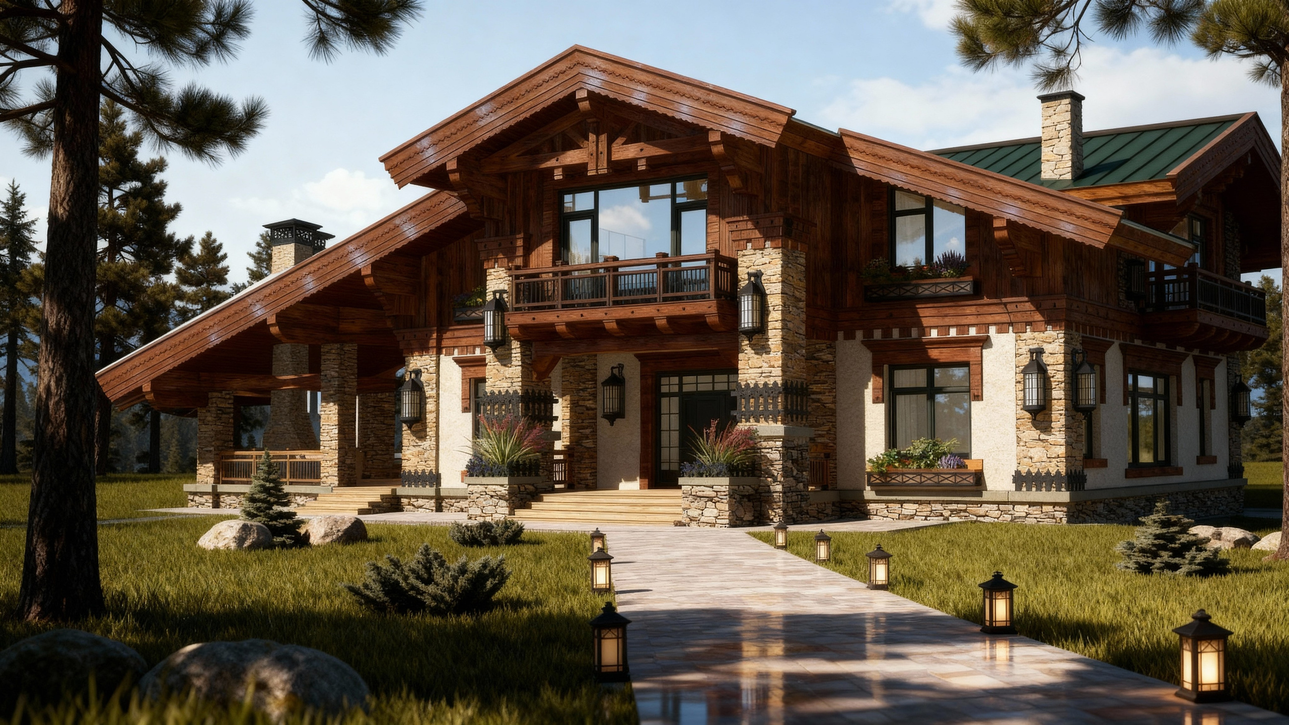 Шале " Звенигород». Архитектор Касаткин и Партнёры