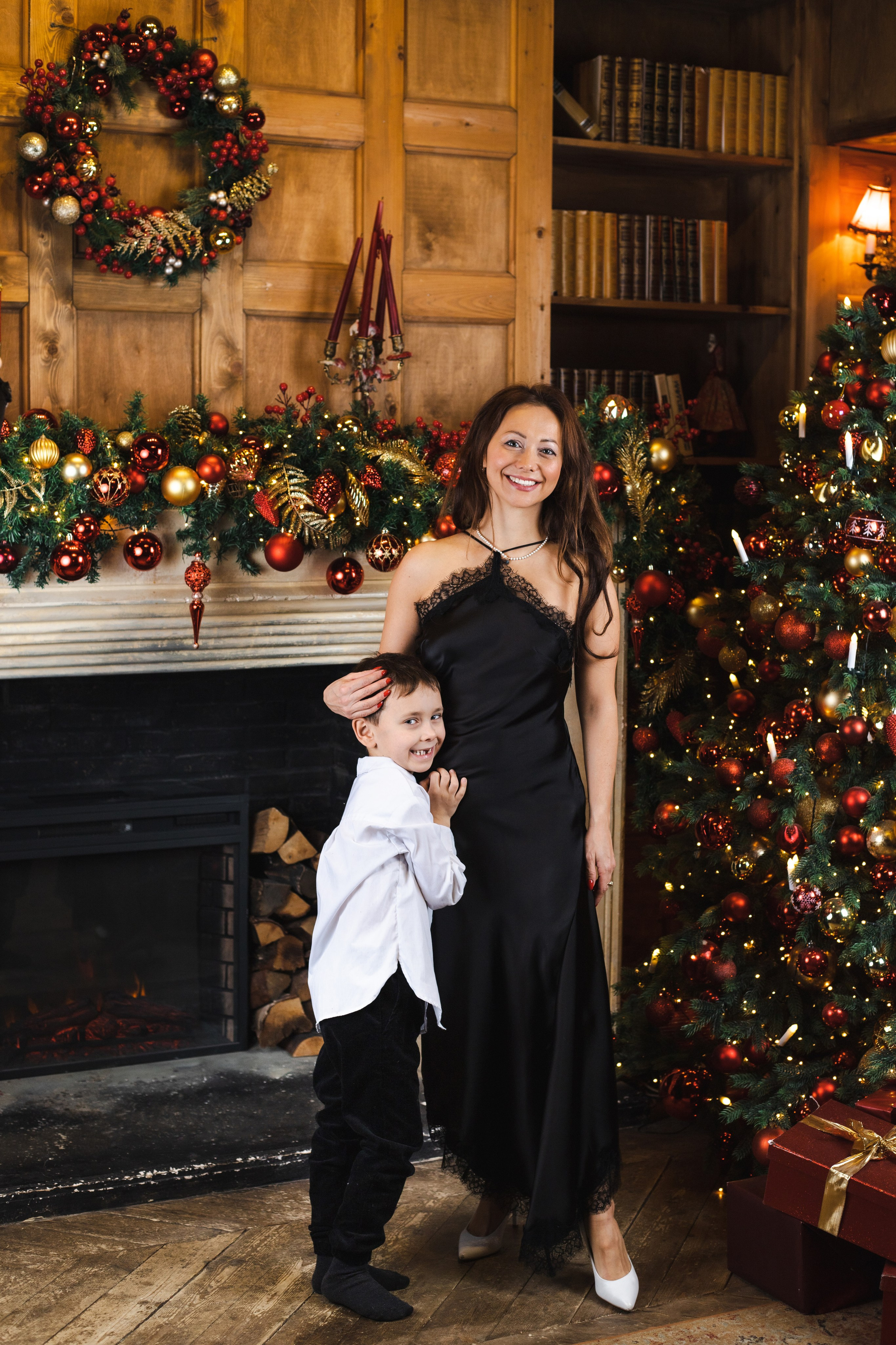 Новогодняя съемка Елены, Артура и Ани. Портретный Фотограф в Санкт-Петербурге Кира Орехова