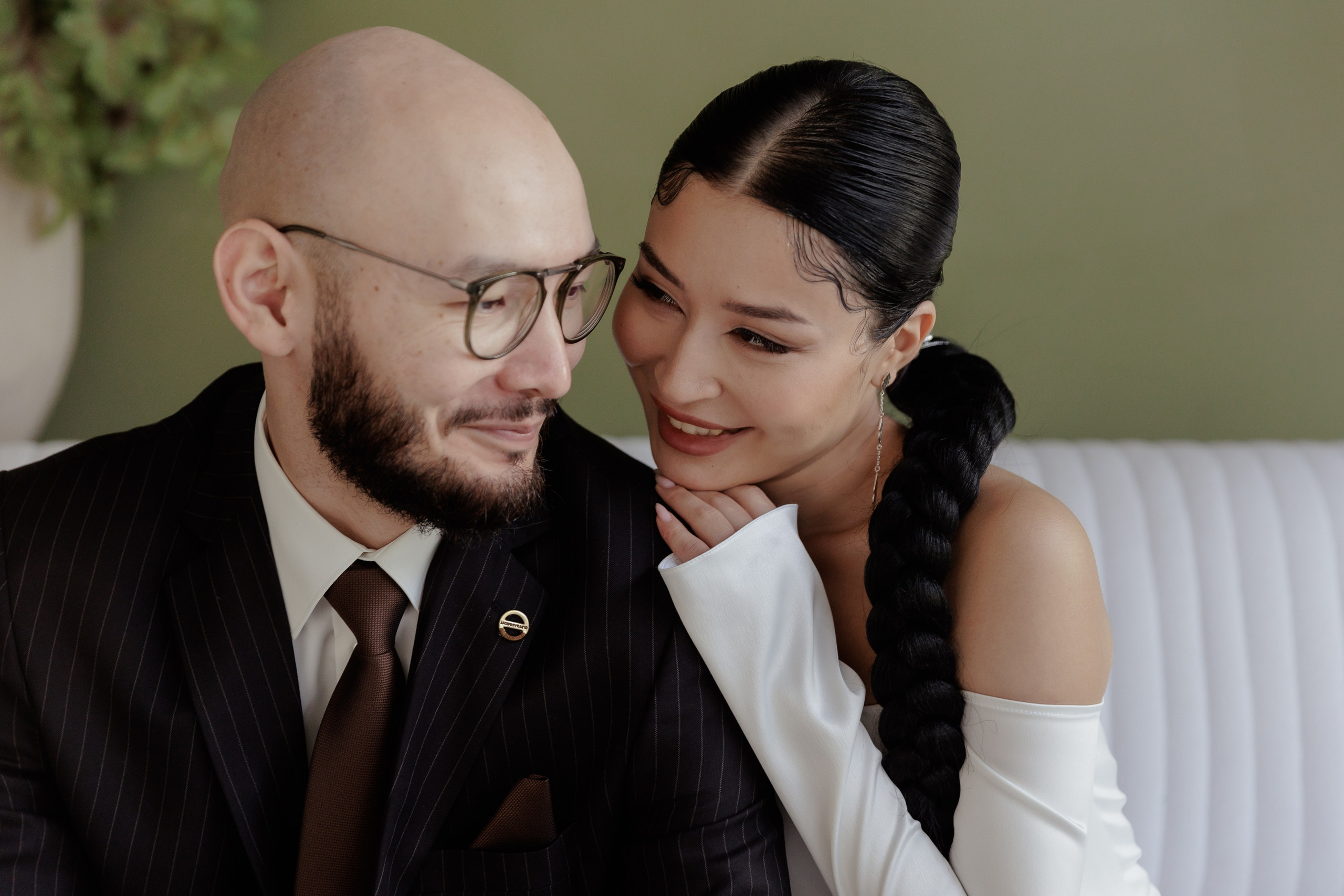 Свадебная в студии. Фотограф Костанай Кукуруза Анжела