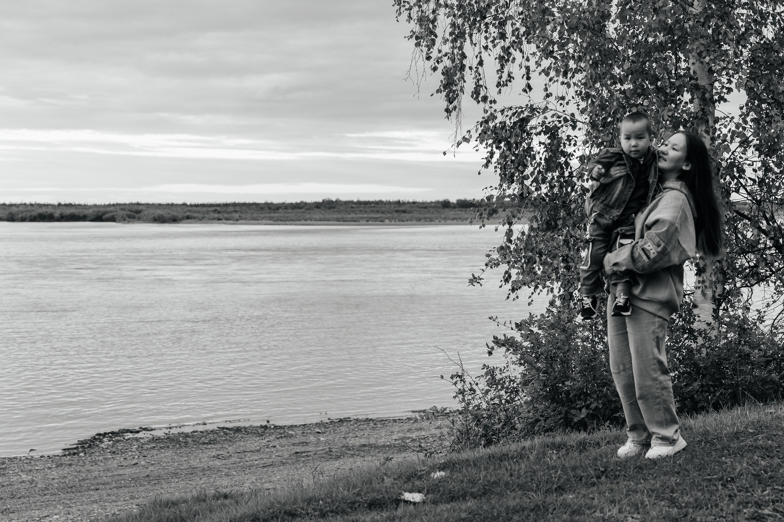 Лера и сын. Воронистая Анастасия. Фотограф Якутия, Томпонский район