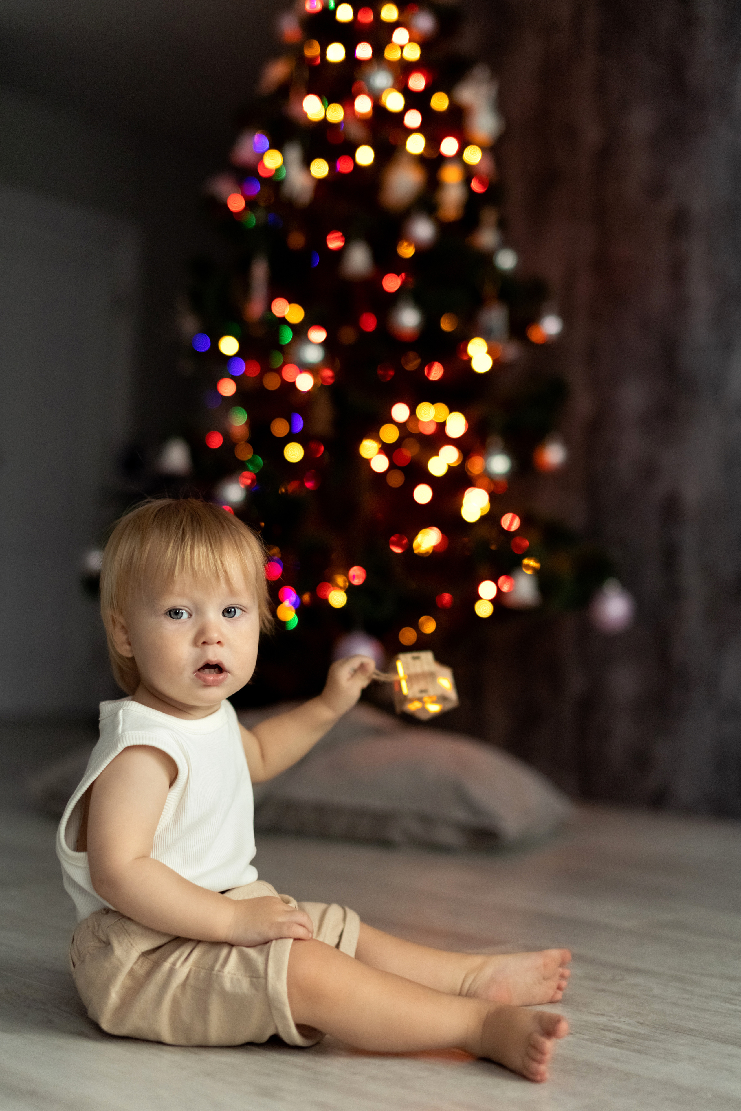 Домашние новогодние. Рисую светом вашу семейную историю фотограф из Перми Александра Камене