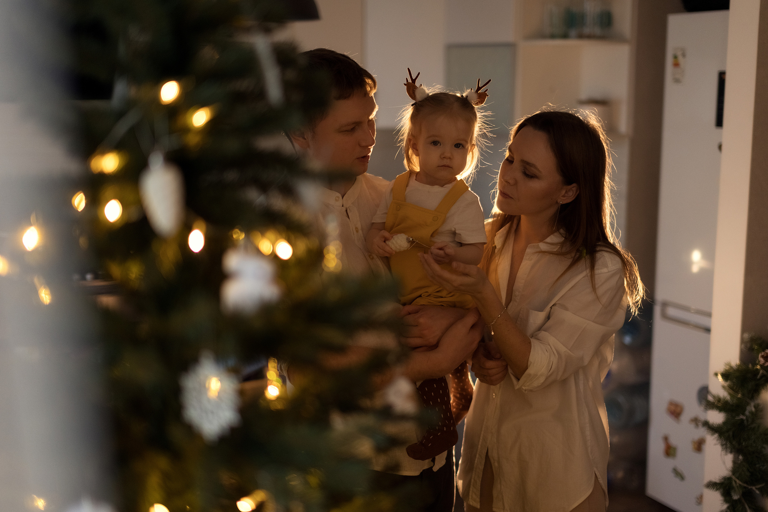 Домашние новогодние. Рисую светом вашу семейную историю фотограф из Перми Александра Камене