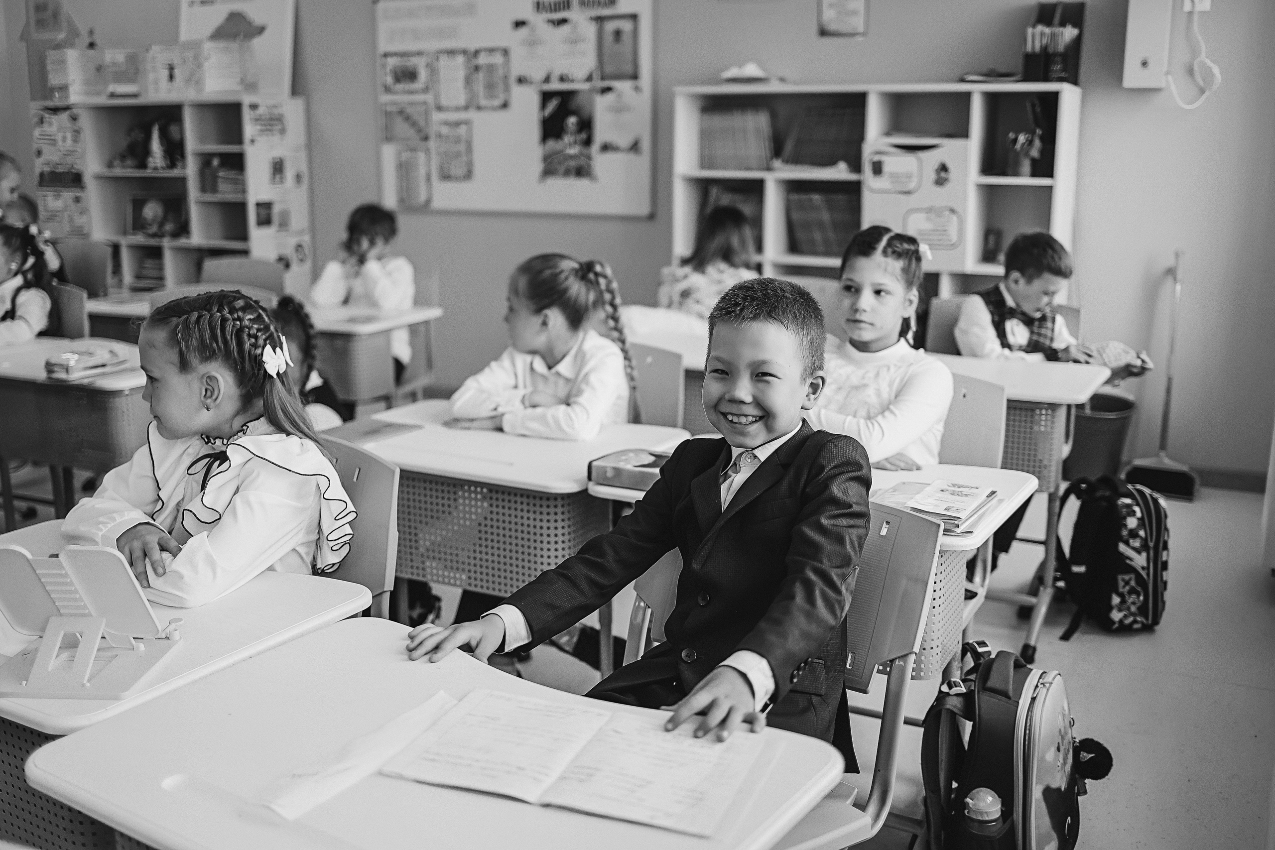 Один день в школе 1 класс. Семейный фотограф Тюмень, фотограф на роды Салмина Мария