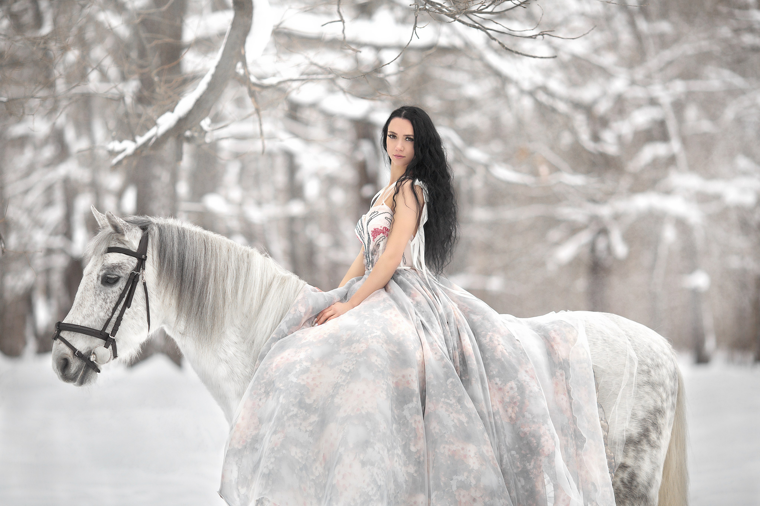 Фотосессия Надежды и ее конелюбимчика. Фотосессия с лошадьми в Нижнем Новгороде