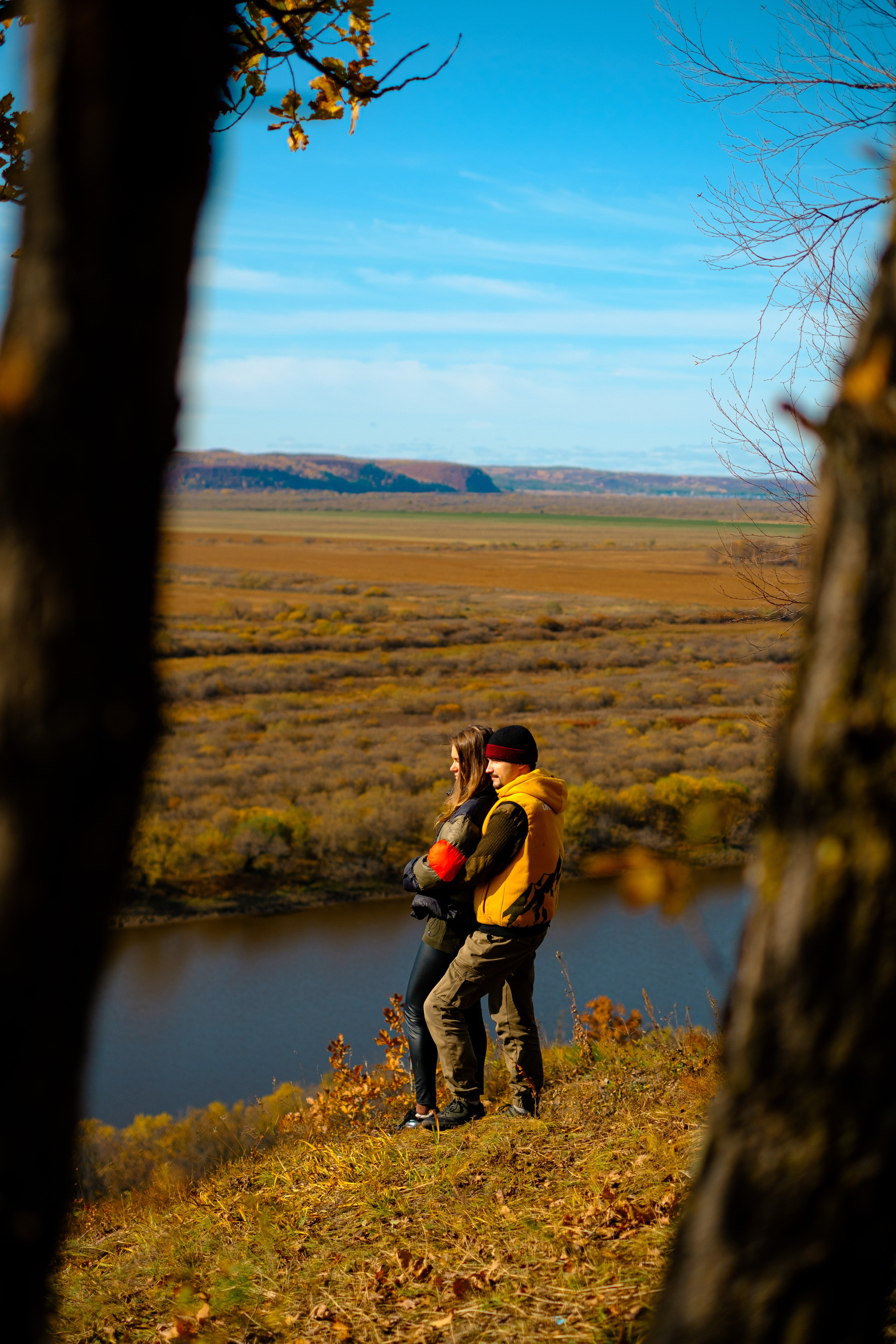 Михайловские столбы осенью. Фотограф Благовещенска Яна
