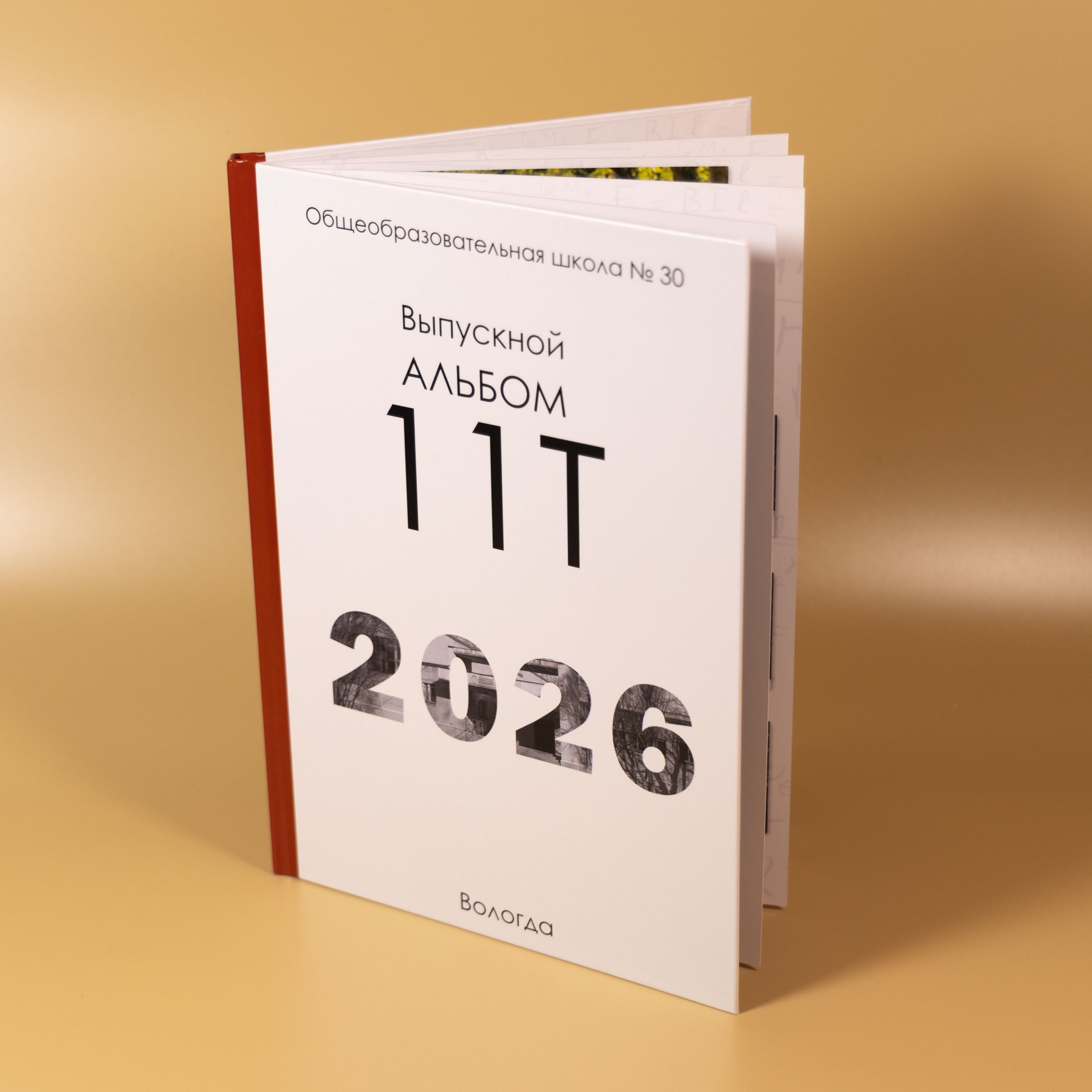 Текстовая обложка выпускного альбома для 11 класса.