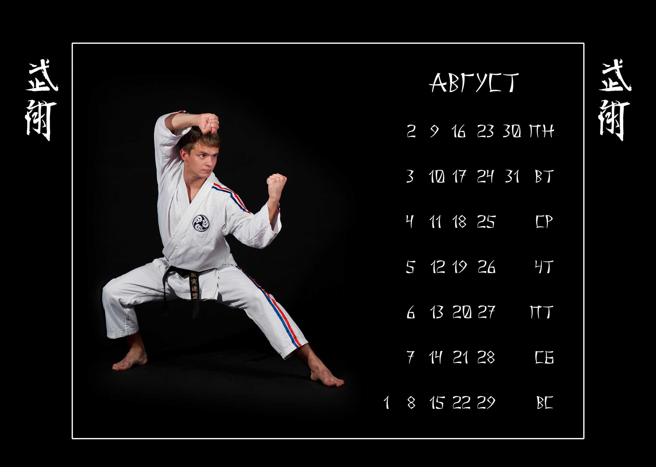 Календари 2010 г. Школа Боевых Искусств «МОН»