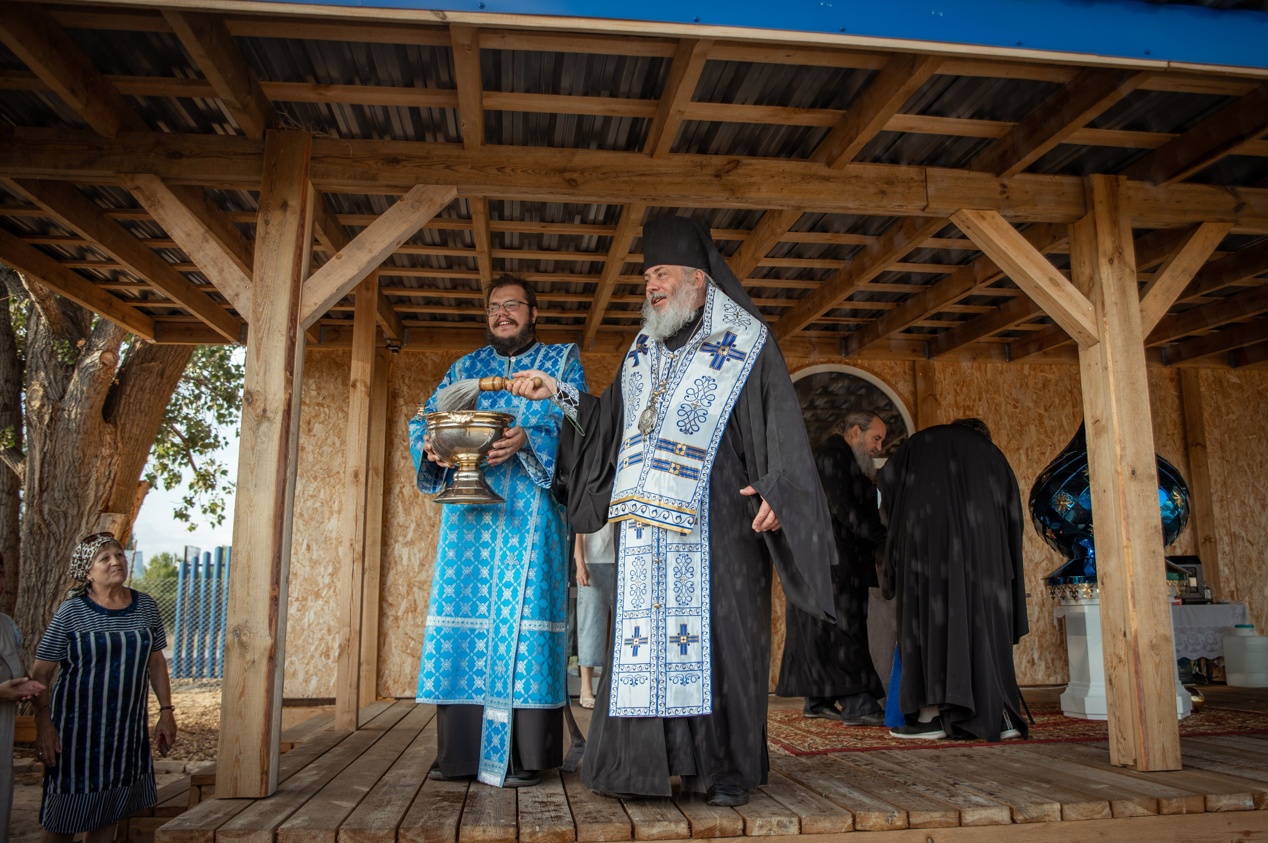 Освещение купола в храме Казанской иконы Божьей Матери х. Закутский. Церковный, семейный и репортажный фотограф Волгоград, Волжский