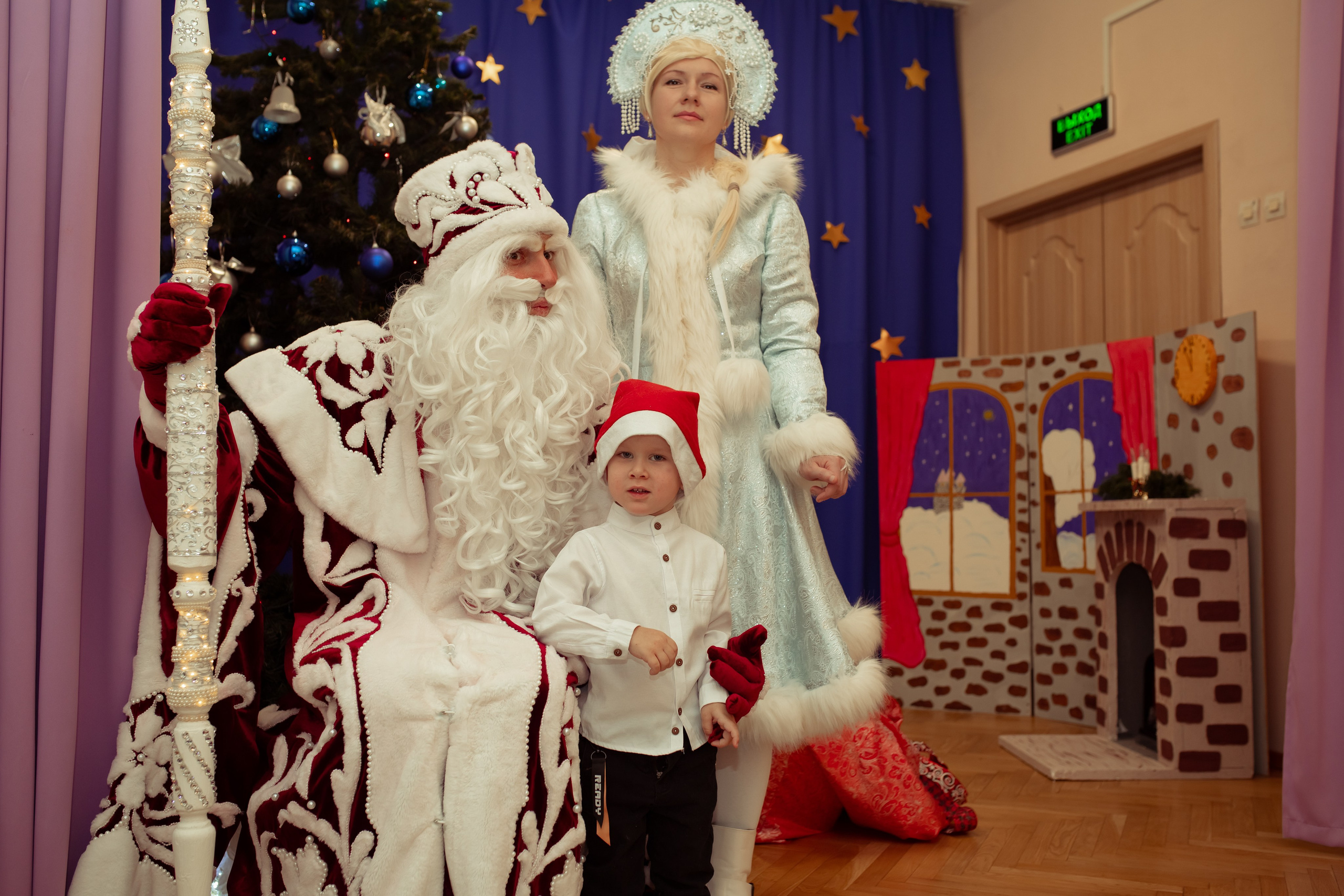 Новогодний утренник в детском саду. Семейный и детский фотограф в Москве Дорогова Екатерина