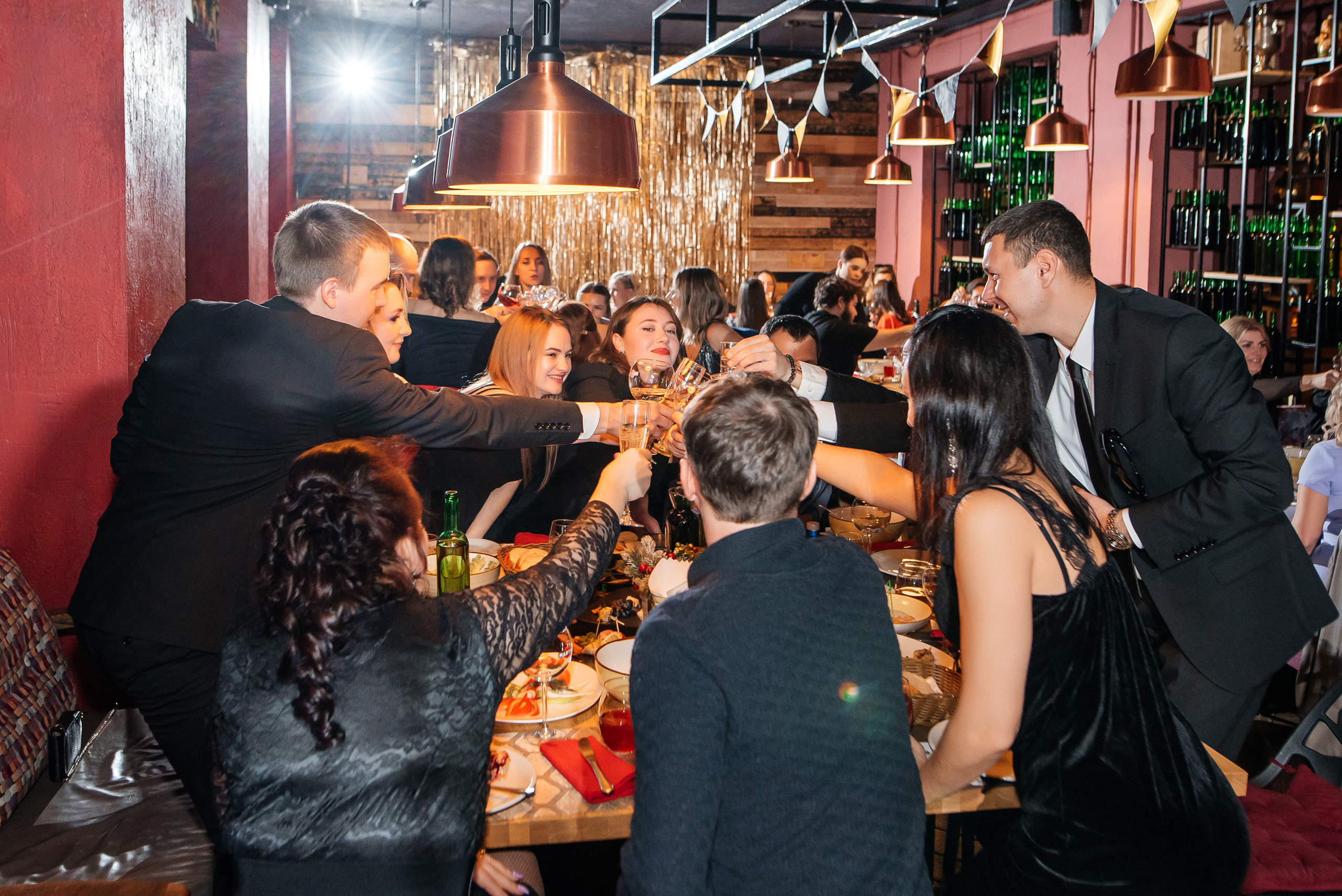 Корпоратив в кафе «Хохлома». Свадебный фотограф Елена Рякина