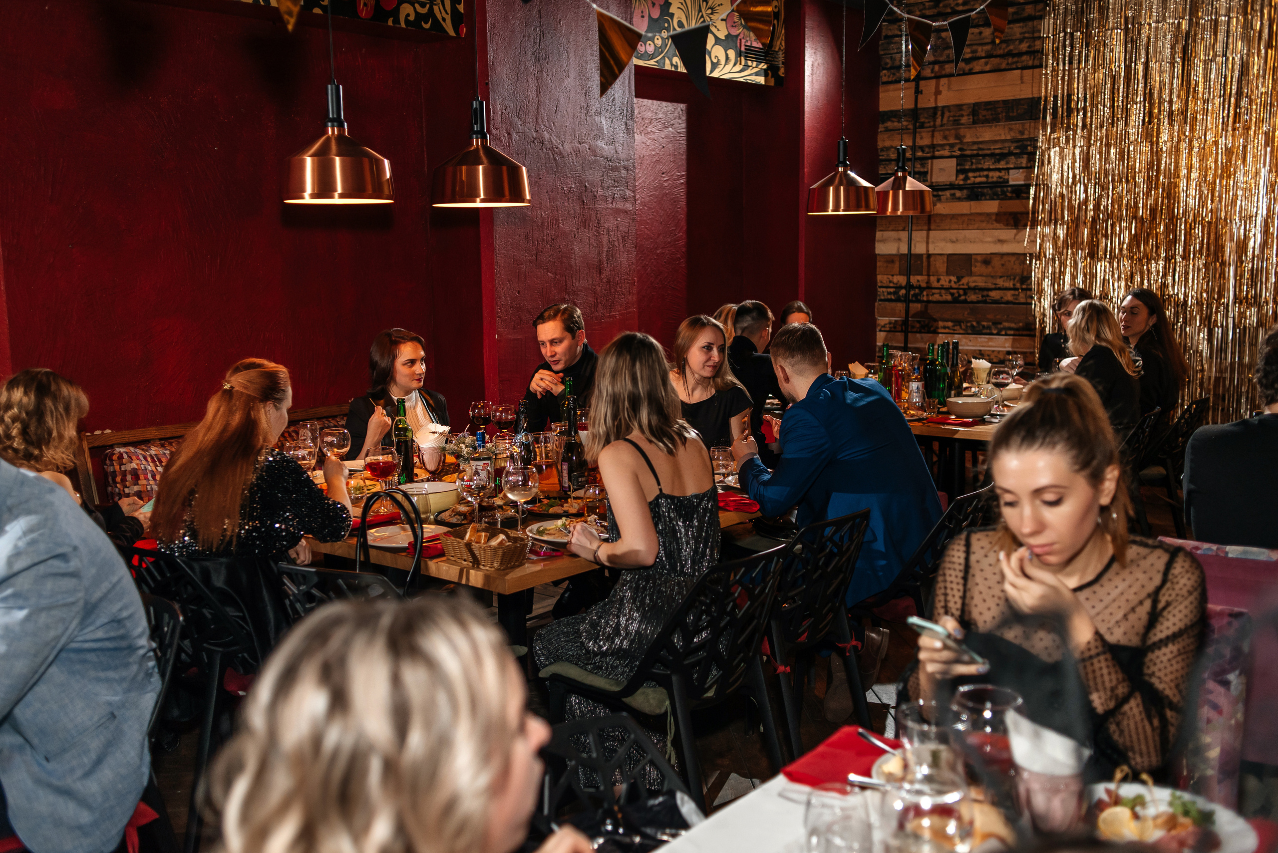 Корпоратив в кафе «Хохлома». Свадебный фотограф Елена Рякина