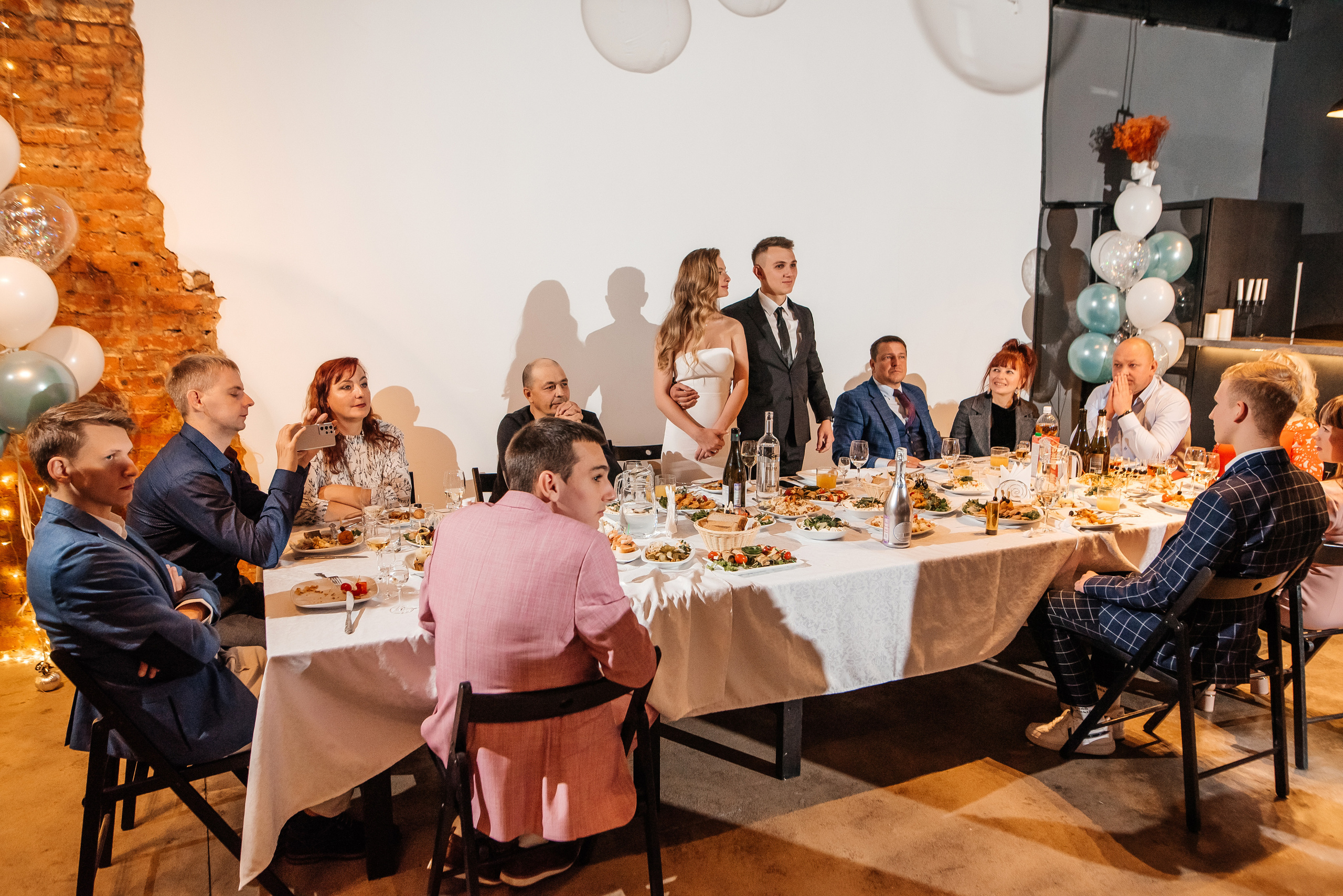 Свадебный банкет в «Фактуре». Свадебный фотограф Елена Рякина