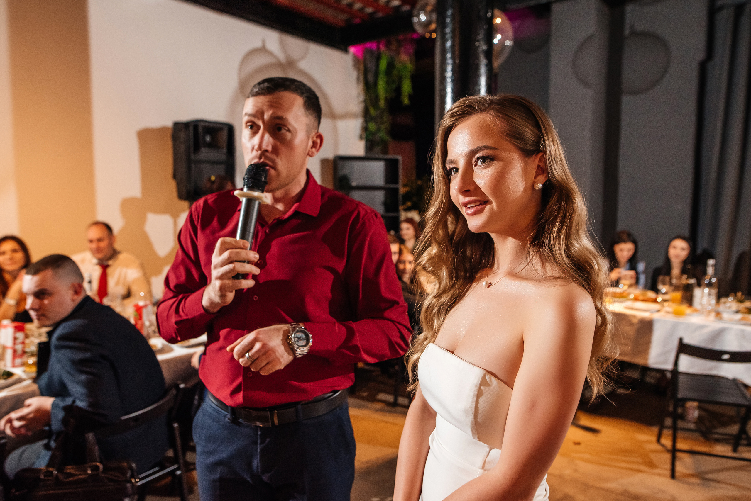 Свадебный банкет в «Фактуре». Свадебный фотограф Елена Рякина