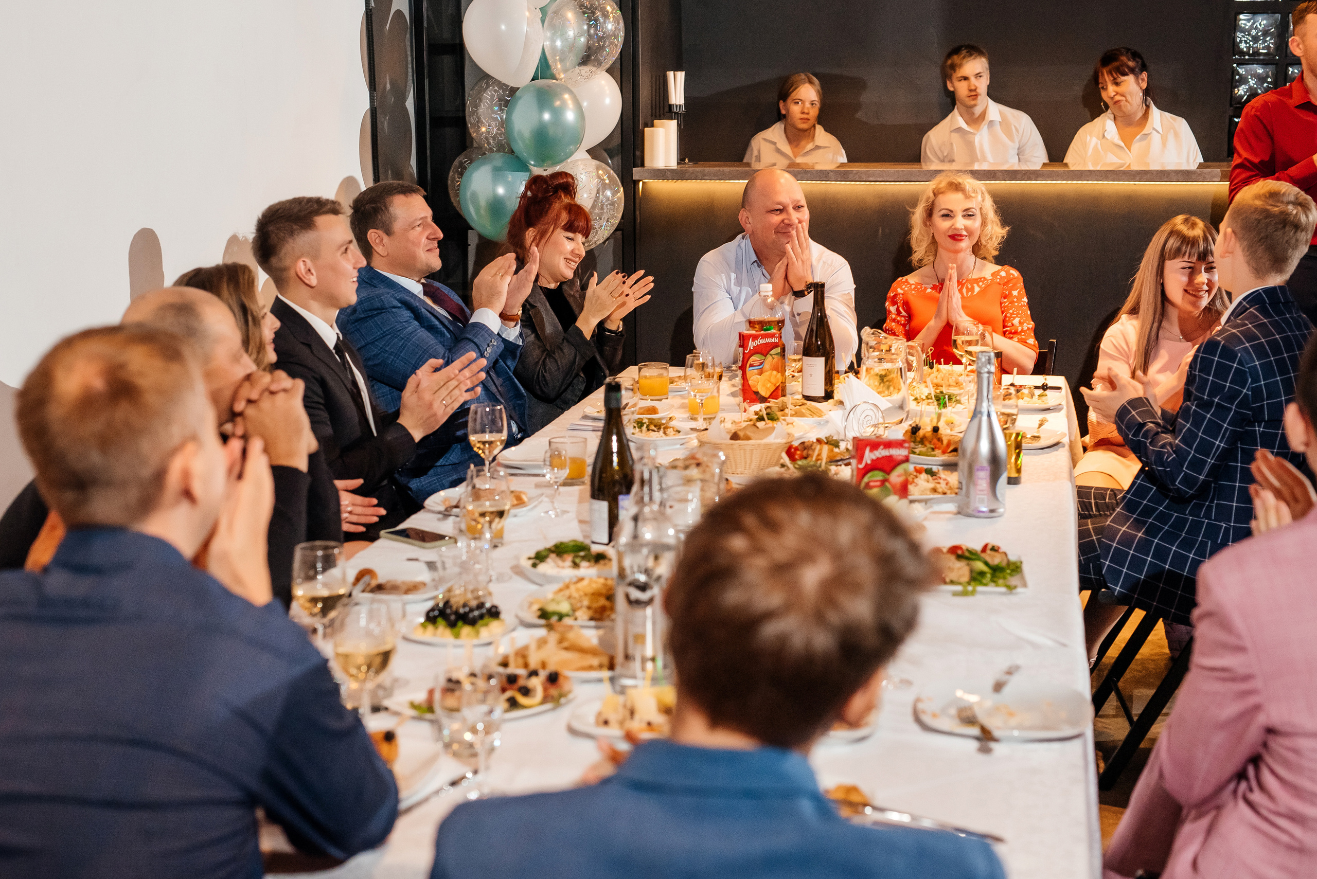 Свадебный банкет в «Фактуре». Свадебный фотограф Елена Рякина