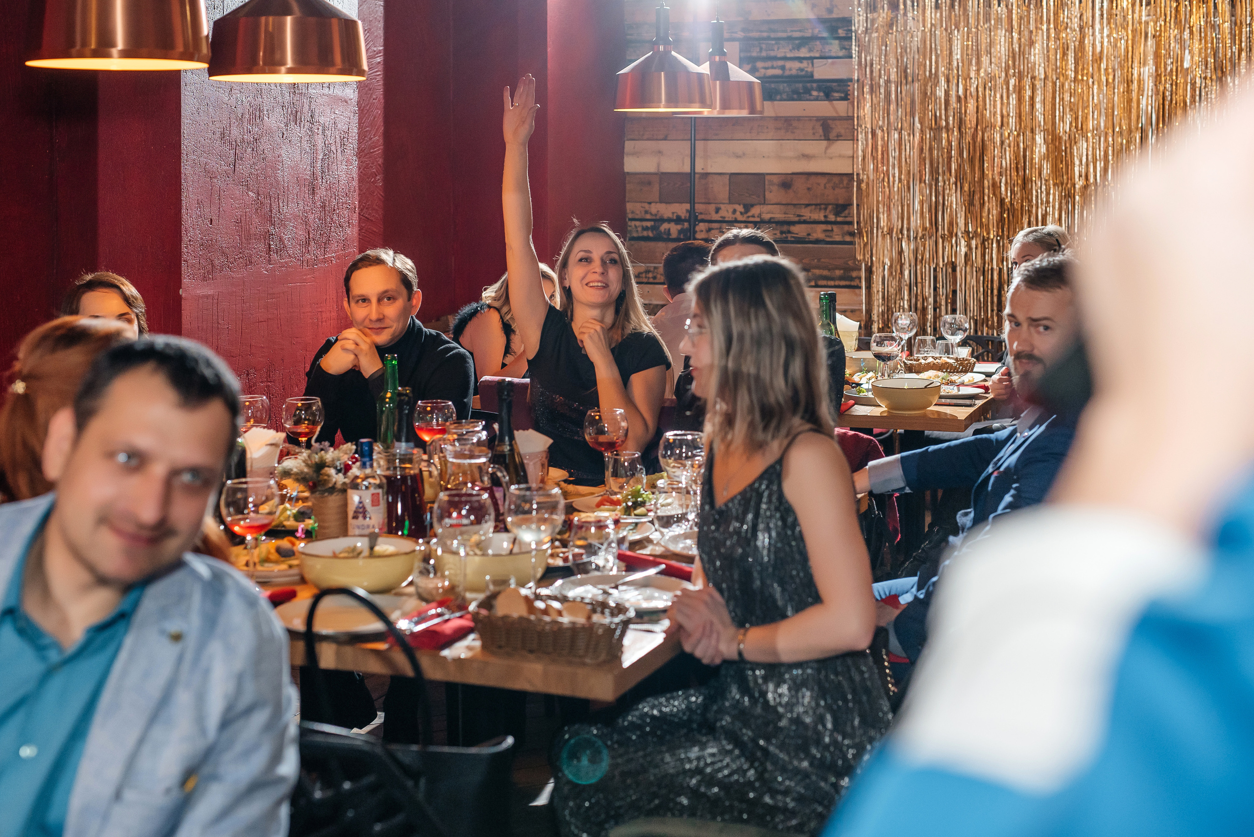 Корпоратив в кафе «Хохлома». Свадебный фотограф Елена Рякина