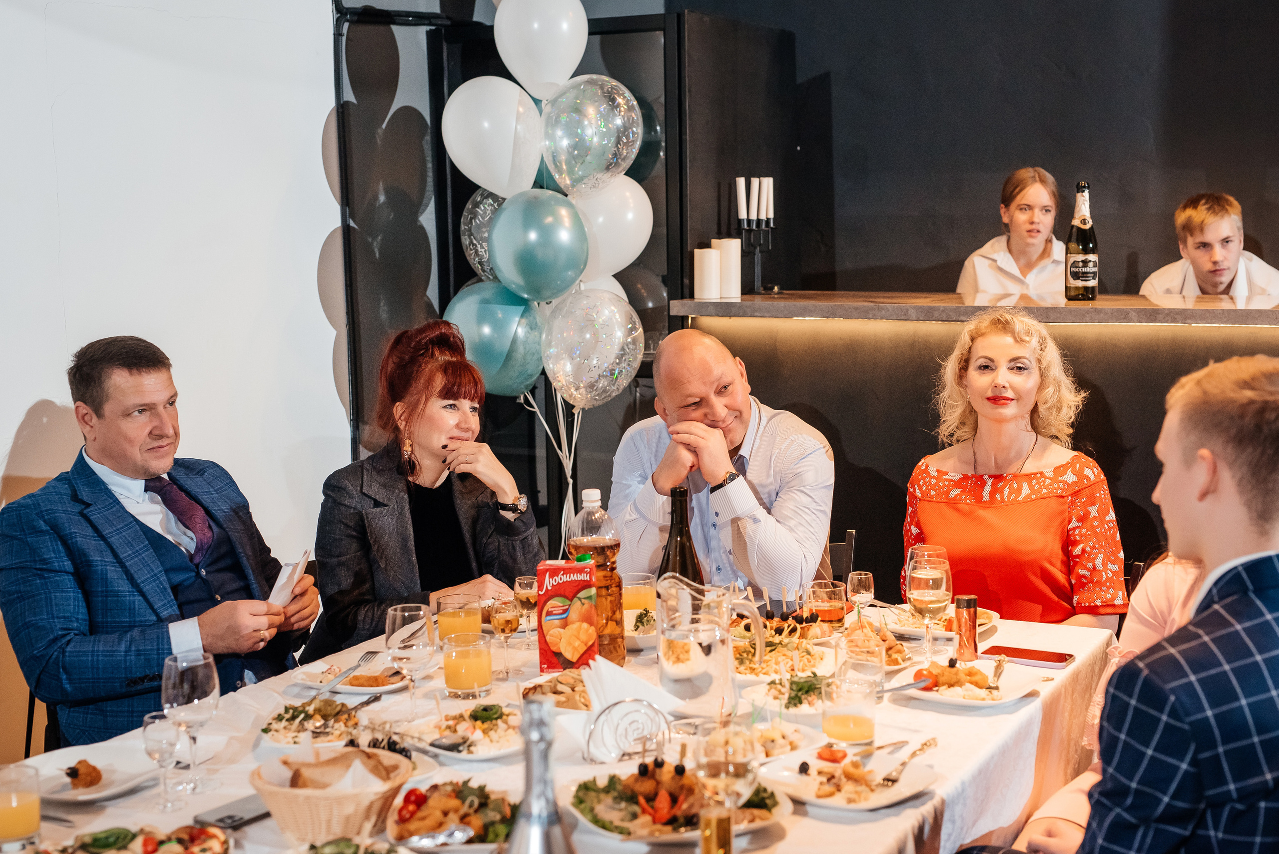 Свадебный банкет в «Фактуре». Свадебный фотограф Елена Рякина