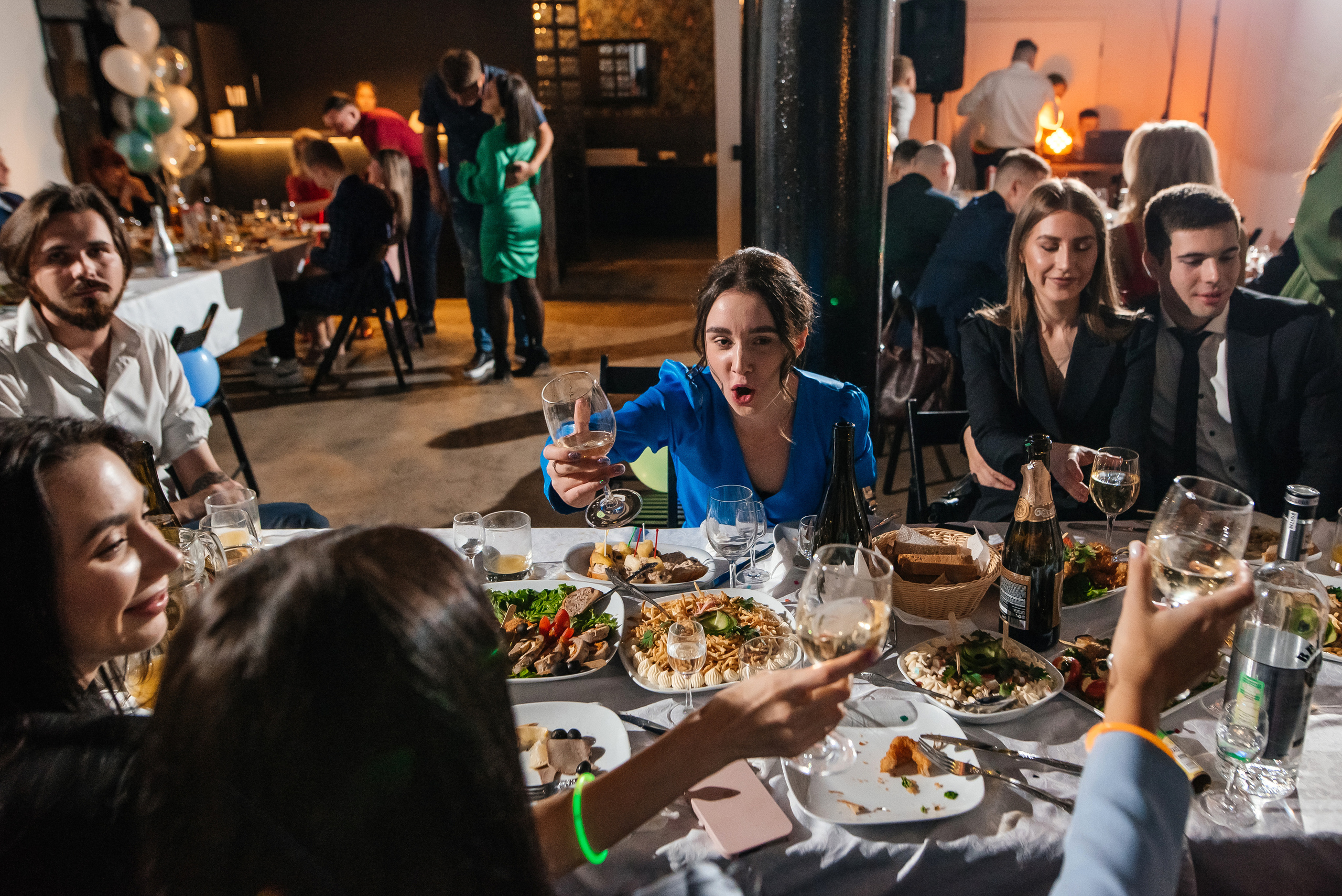 Свадебный банкет в «Фактуре». Свадебный фотограф Елена Рякина