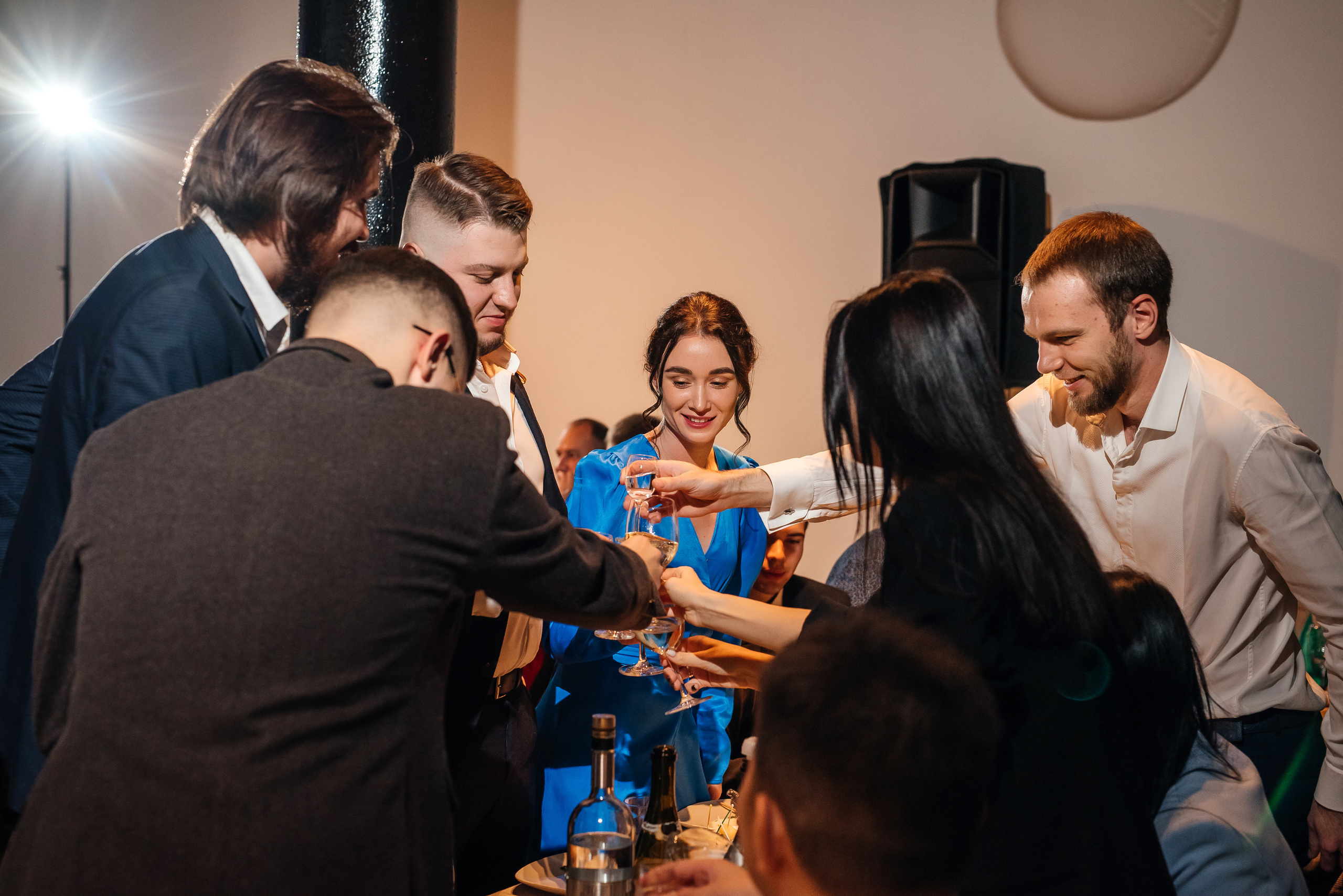 Свадебный банкет в «Фактуре». Свадебный фотограф Елена Рякина